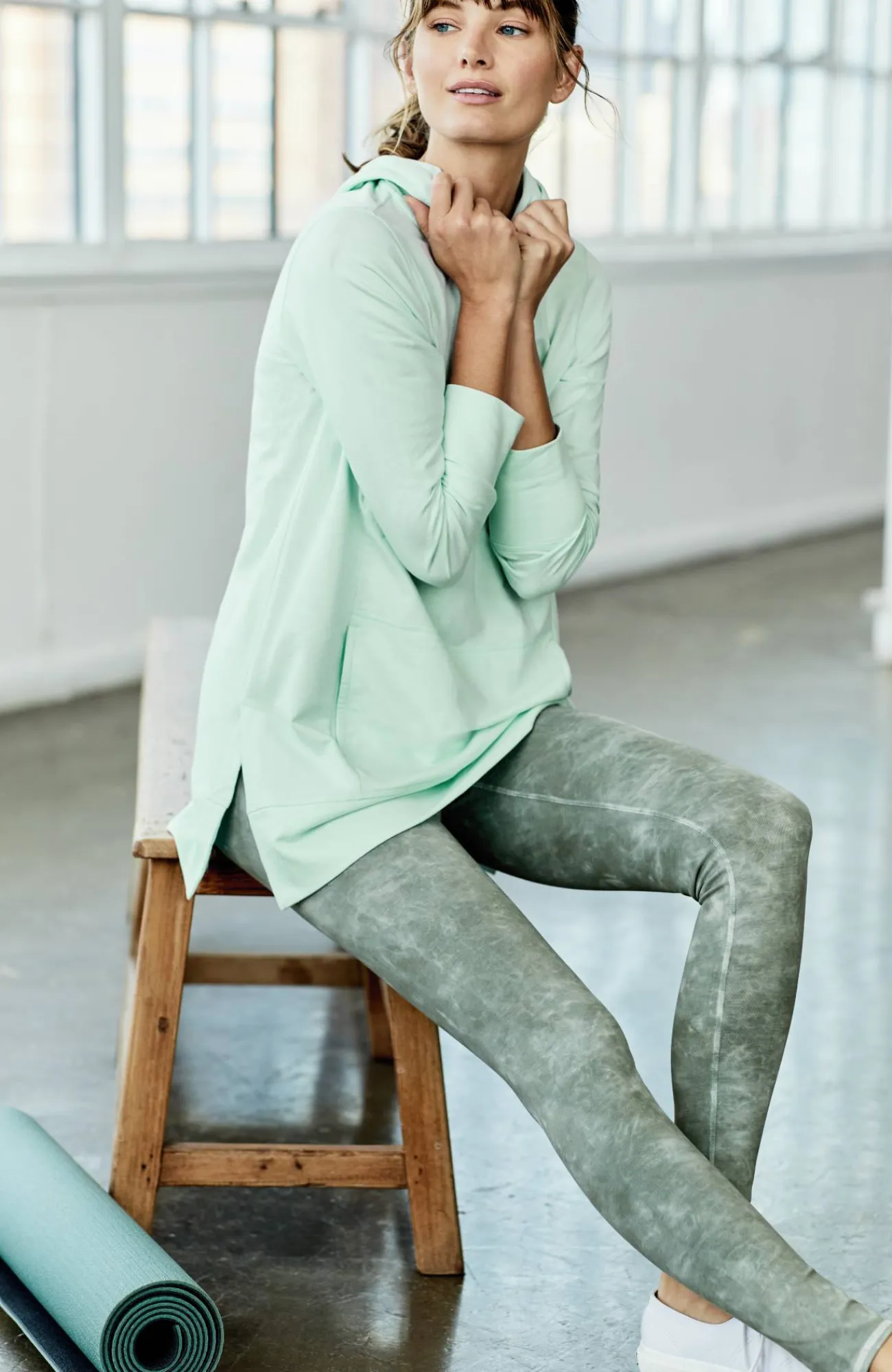 J.Jill Fit Breathe Cotton Leggings Hot