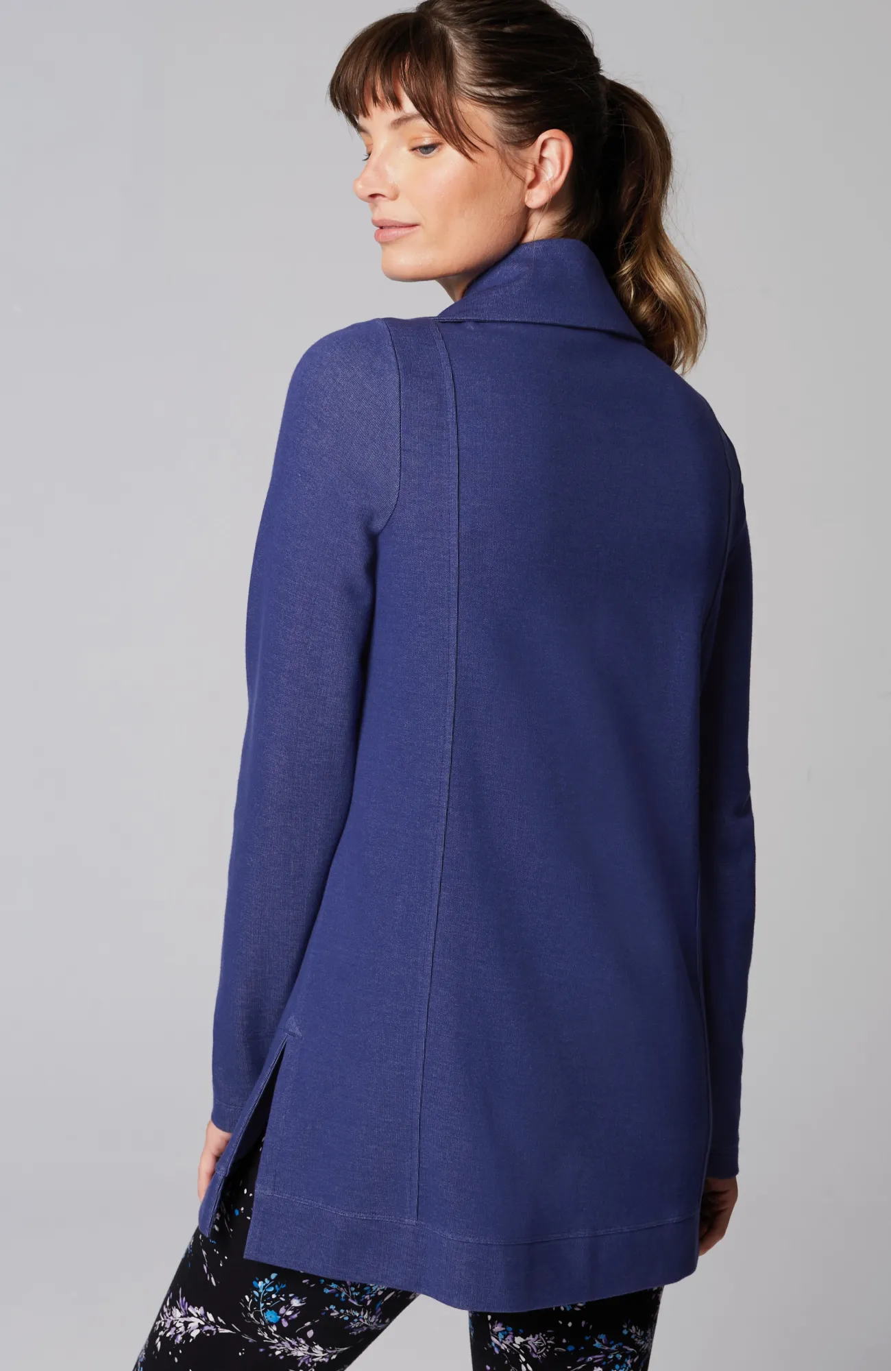 J.Jill Fit Double-Knit Snap-Collared Tunic Cheap