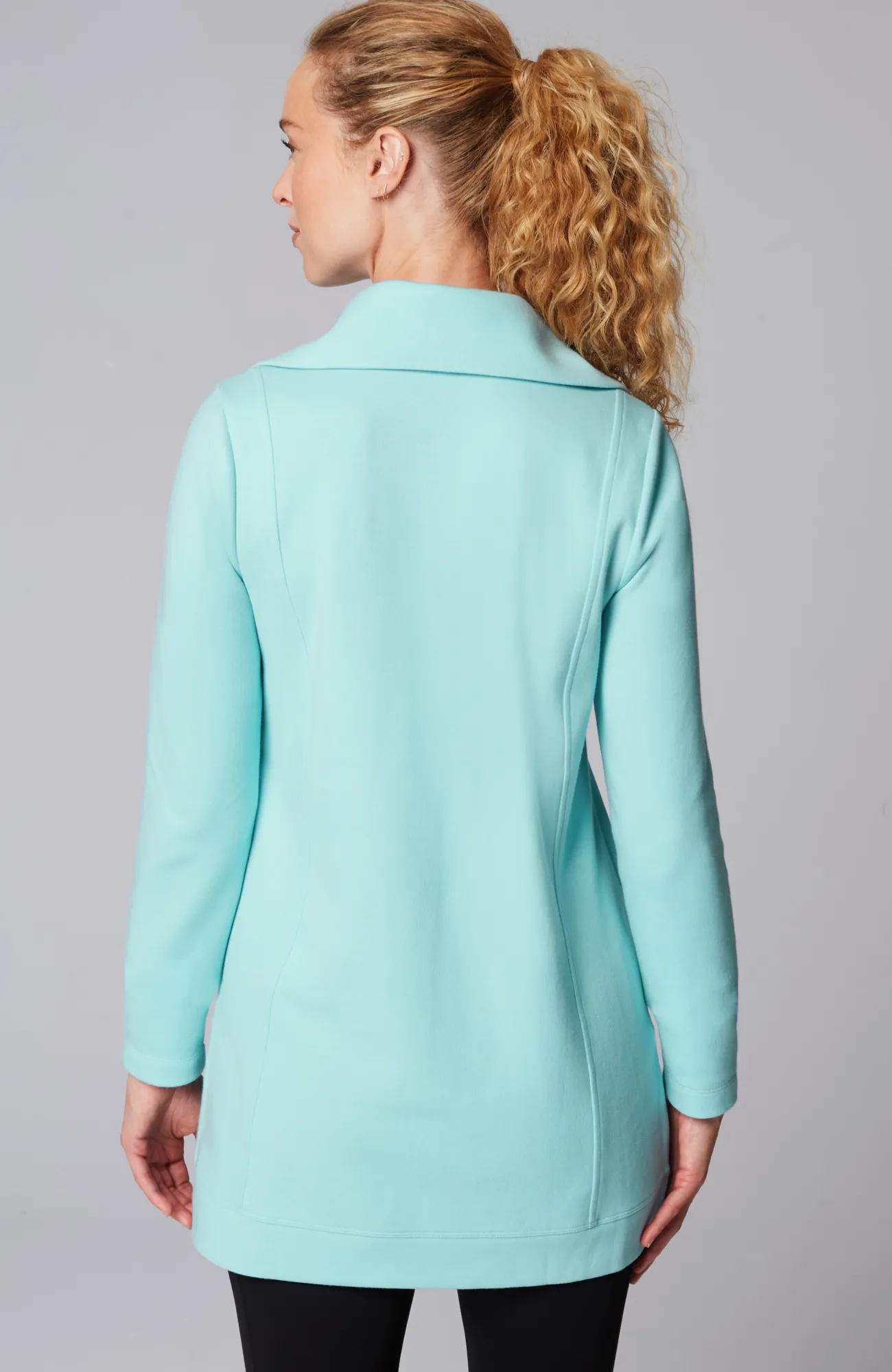 J.Jill Fit Double-Knit Snap-Collared Tunic Cheap