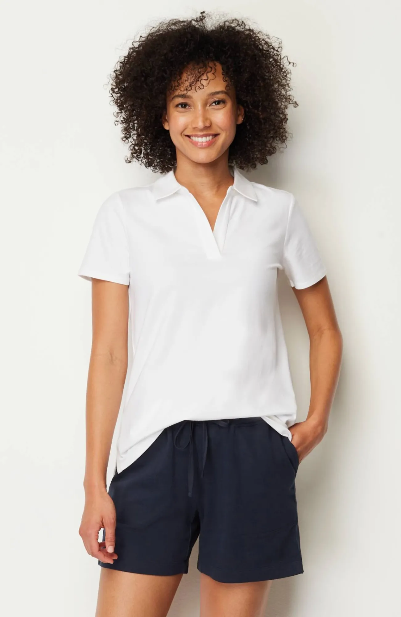 J.Jill Fit Drawstring-Waist Knit Shorts Clearance