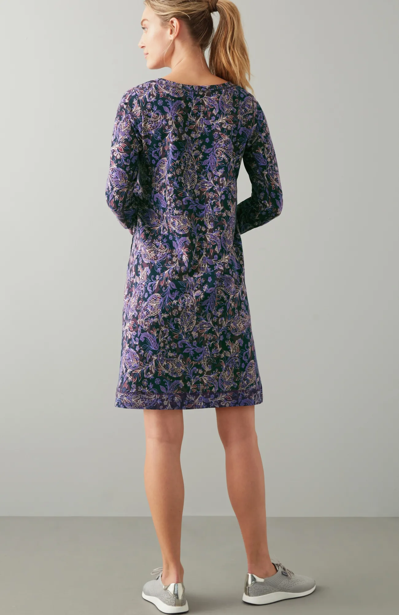 J.Jill Fit Elevate Terry Seamed Dress Fashion