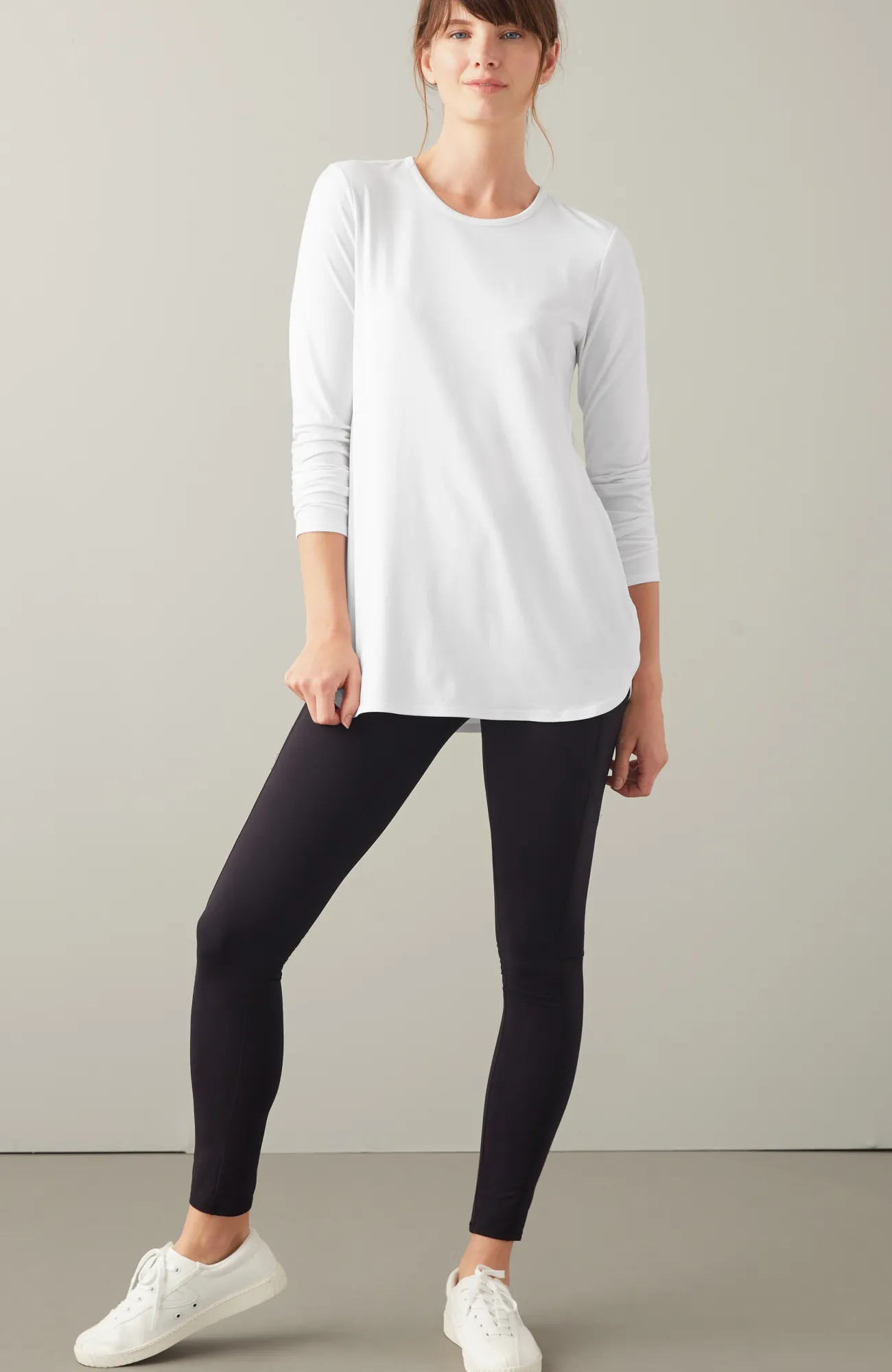J.Jill Fit Performance Long-Sleeve Tee Hot