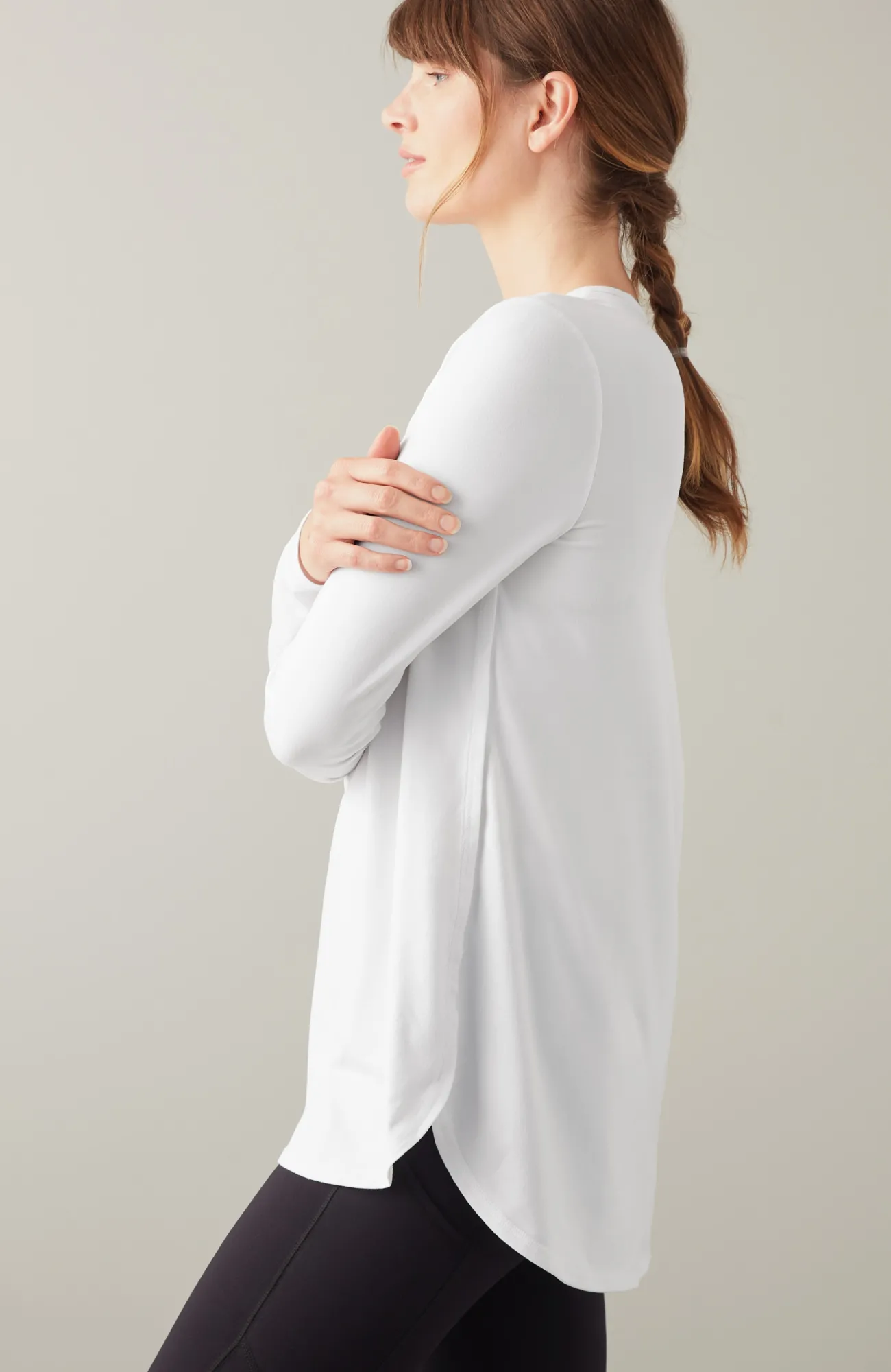 J.Jill Fit Performance Long-Sleeve Tee Hot