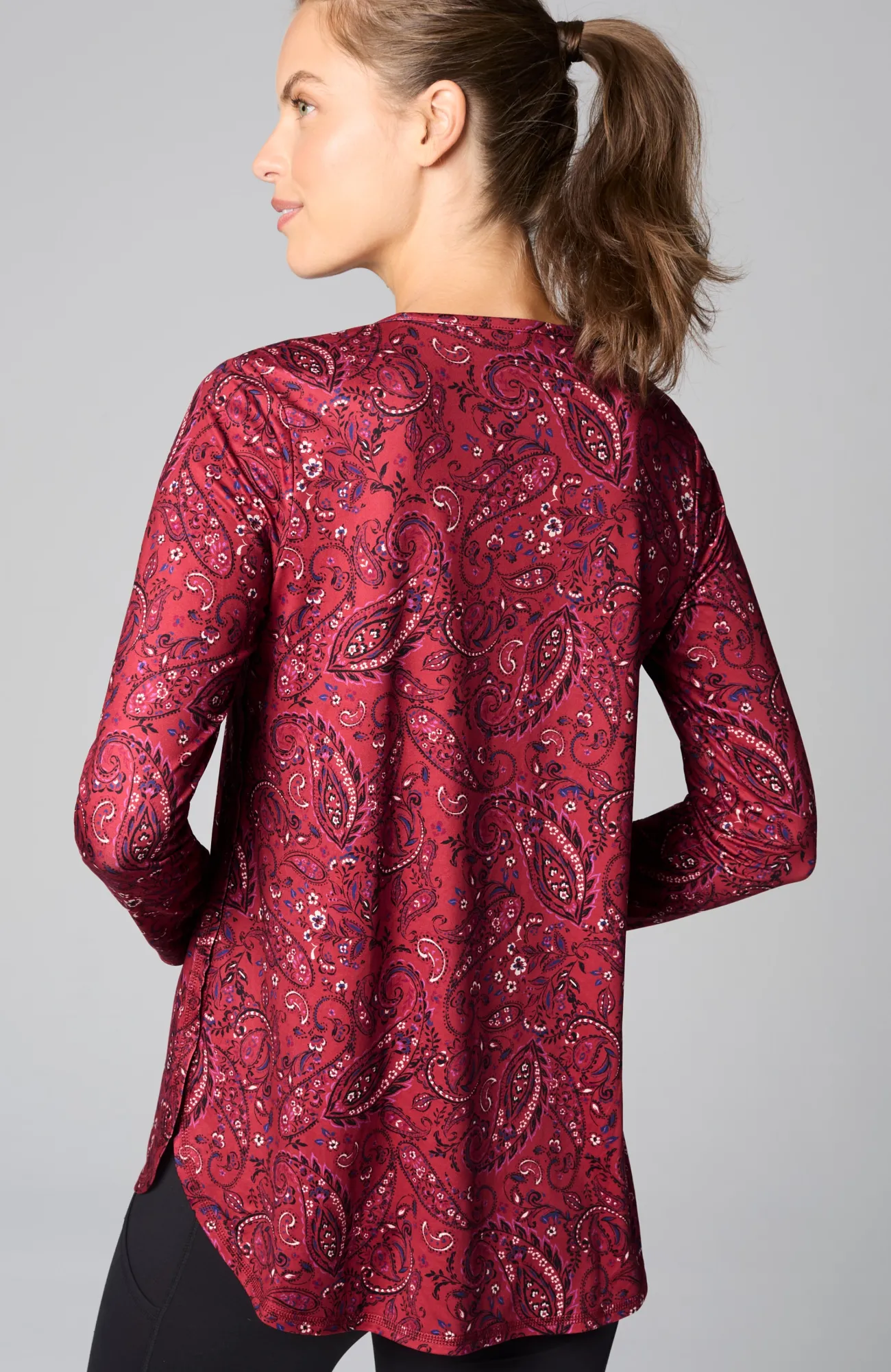 J.Jill Fit Performance Long-Sleeve Tee Hot