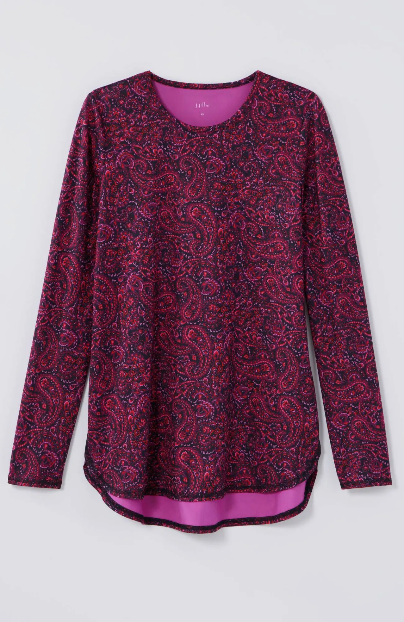 J.Jill Fit Performance Long-Sleeve Tee Hot