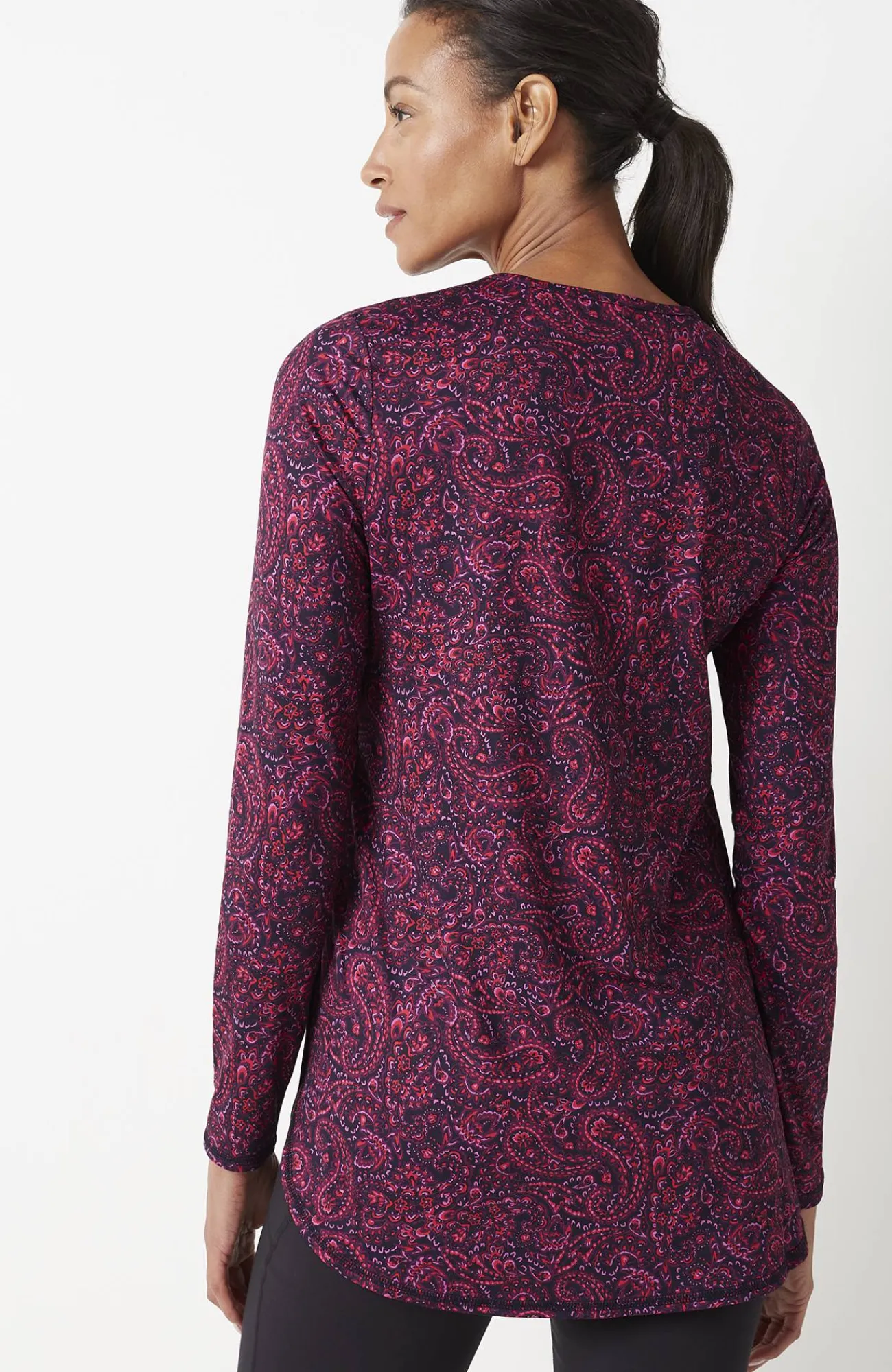 J.Jill Fit Performance Long-Sleeve Tee Hot