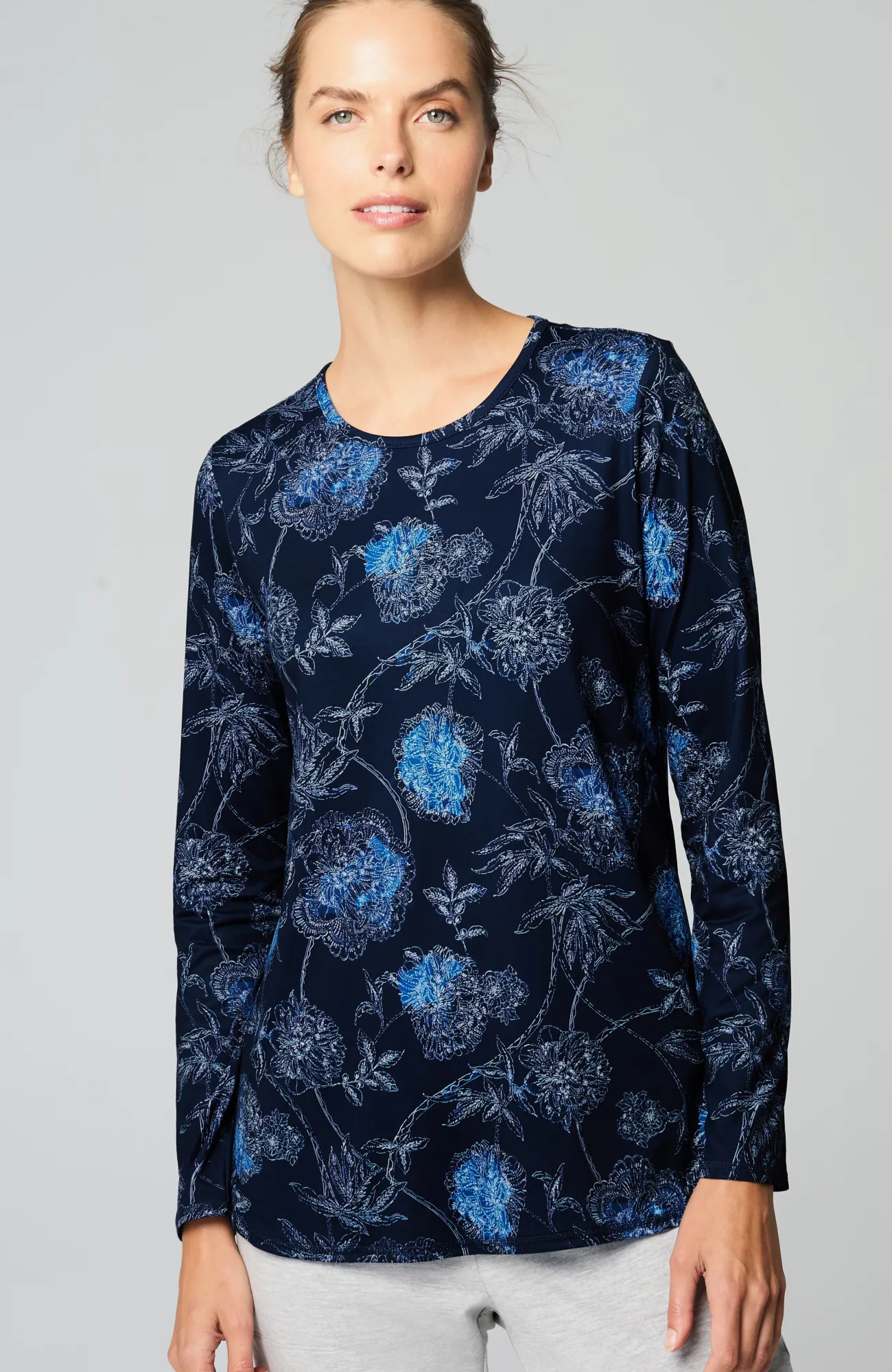J.Jill Fit Performance Long-Sleeve Tee Hot