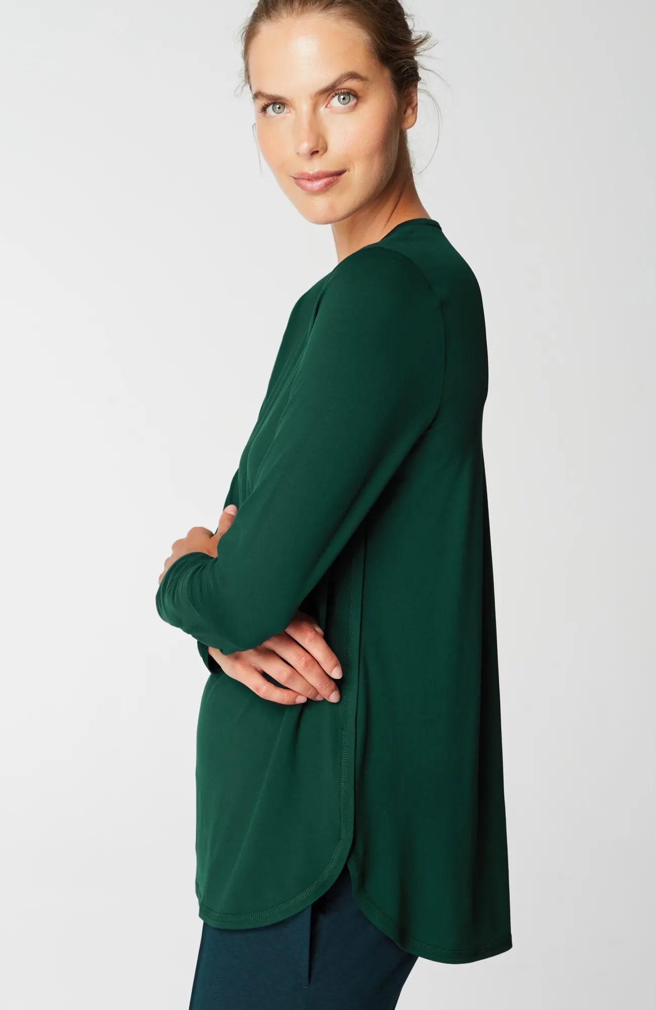 J.Jill Fit Performance Long-Sleeve Tee Hot