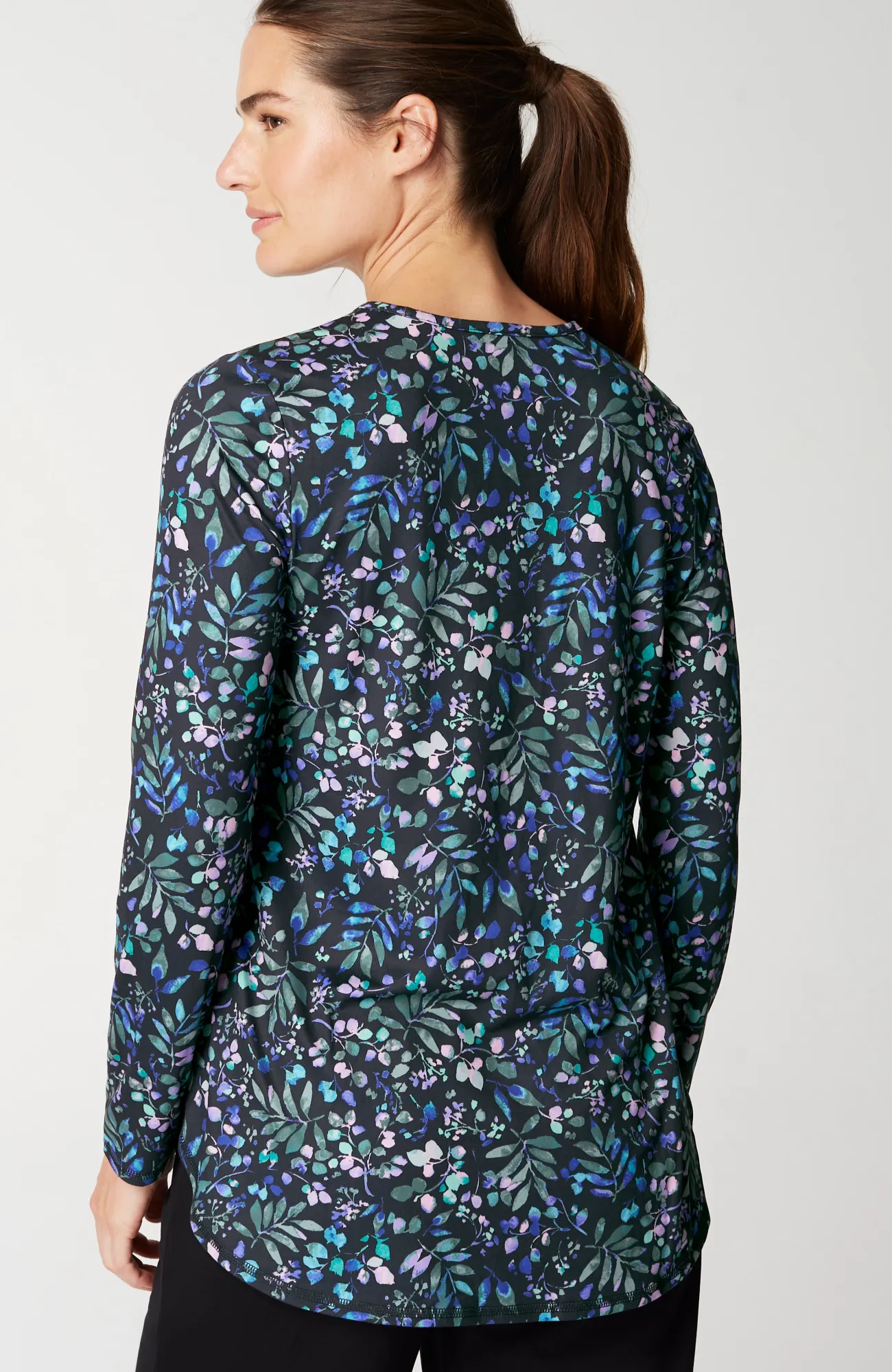 J.Jill Fit Performance Long-Sleeve Tee Hot