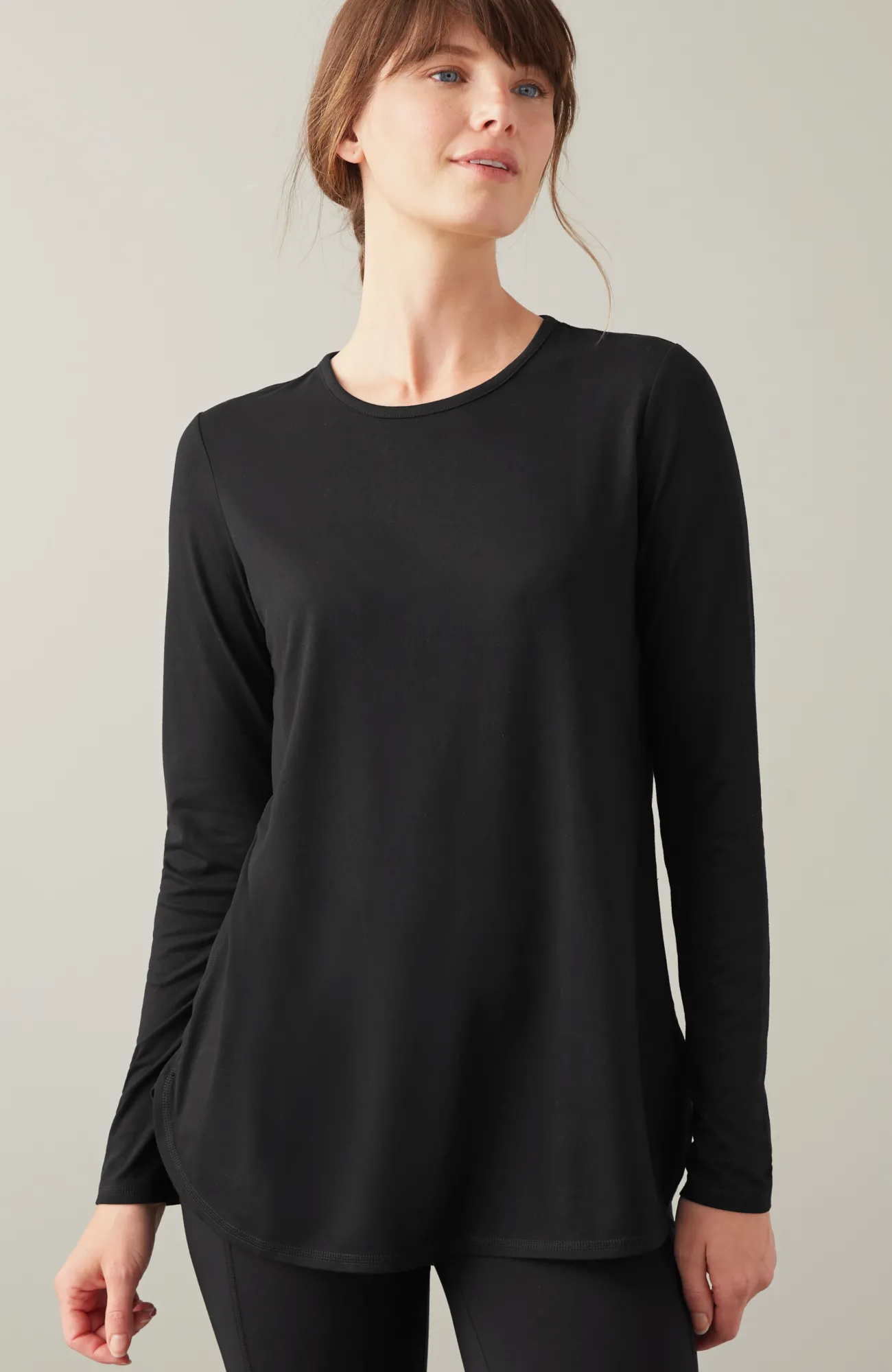 J.Jill Fit Performance Long-Sleeve Tee Hot