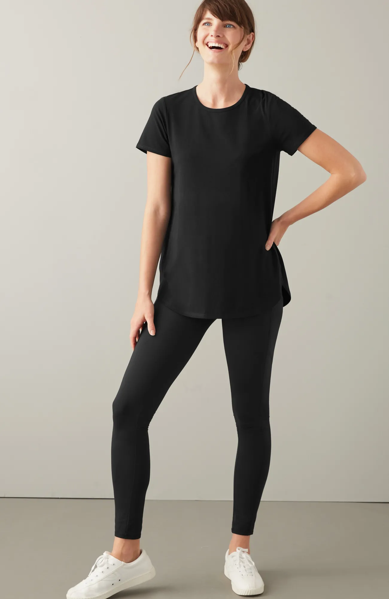 J.Jill Fit Progress Shirttail Tee Discount
