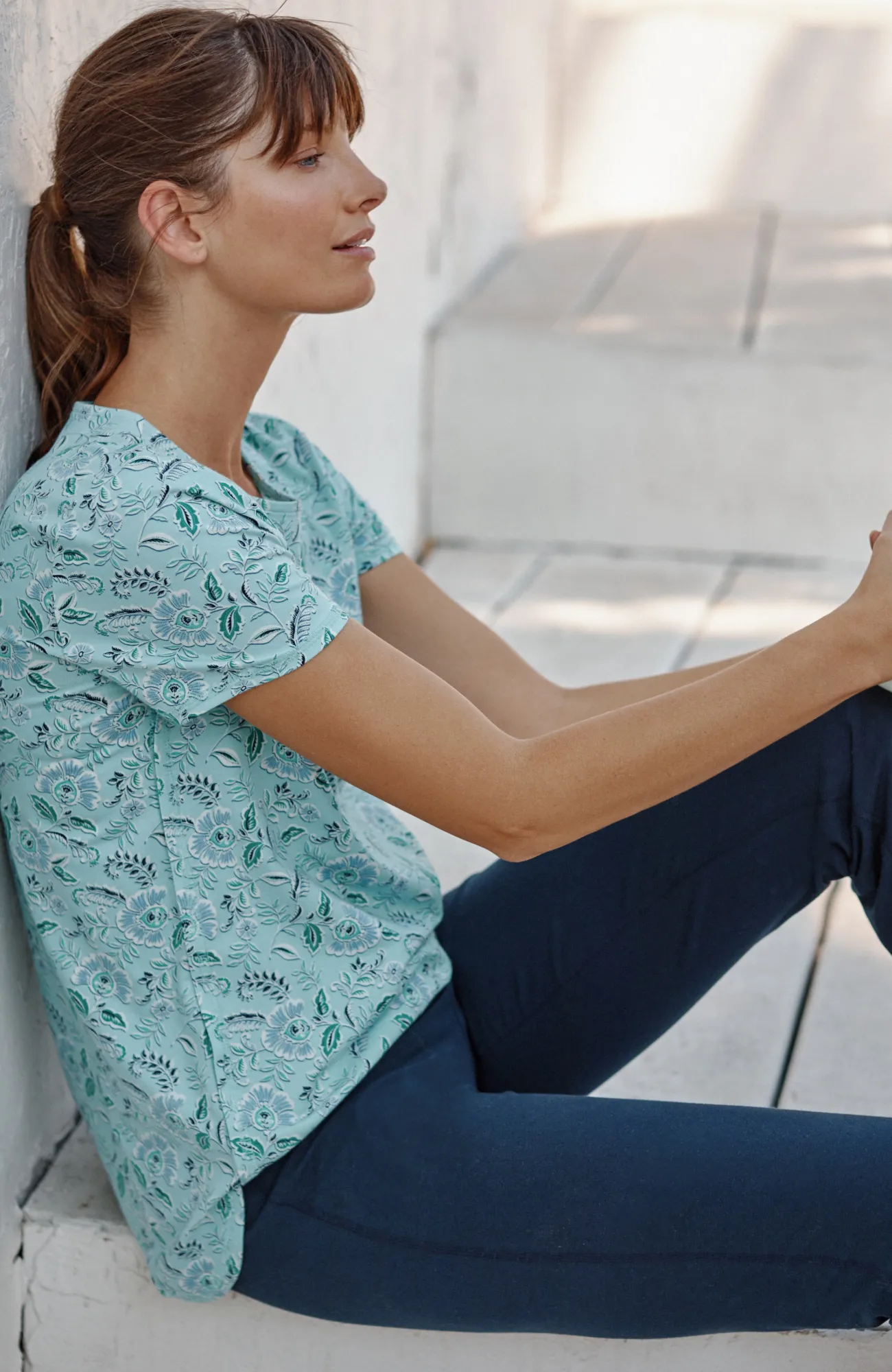 J.Jill Fit Progress Shirttail Tee Discount