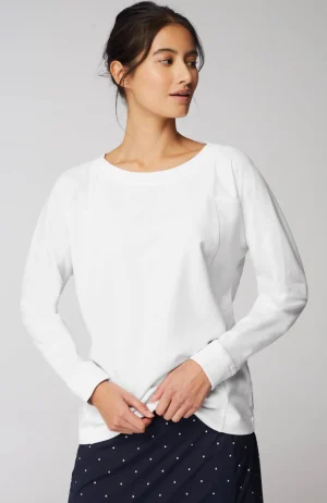 J.Jill Fit Seamed Dolman-Sleeve Sweatshirt Outlet