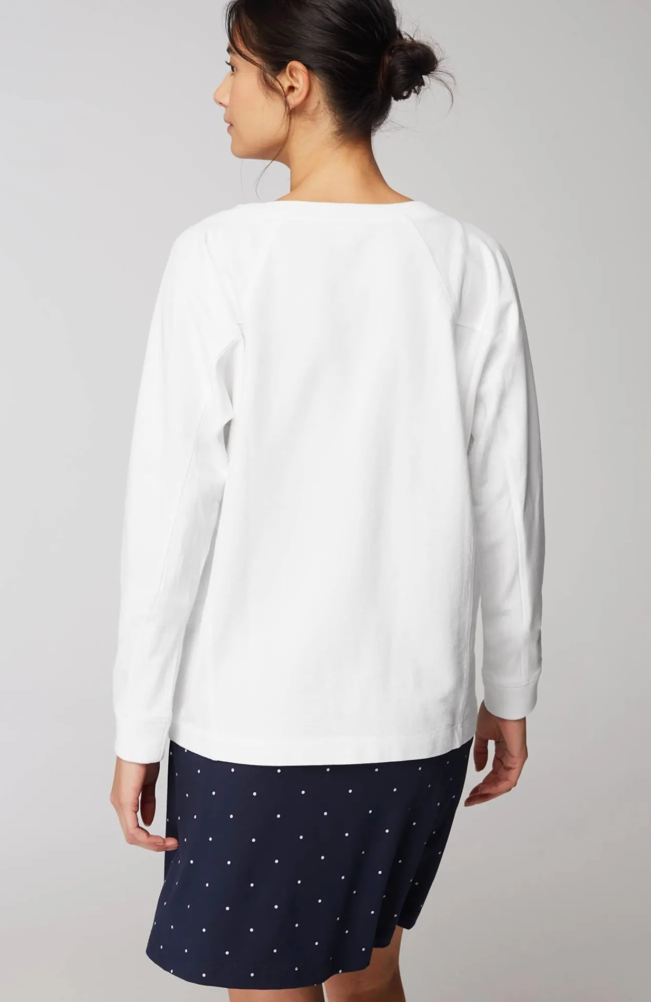 J.Jill Fit Seamed Dolman-Sleeve Sweatshirt Outlet