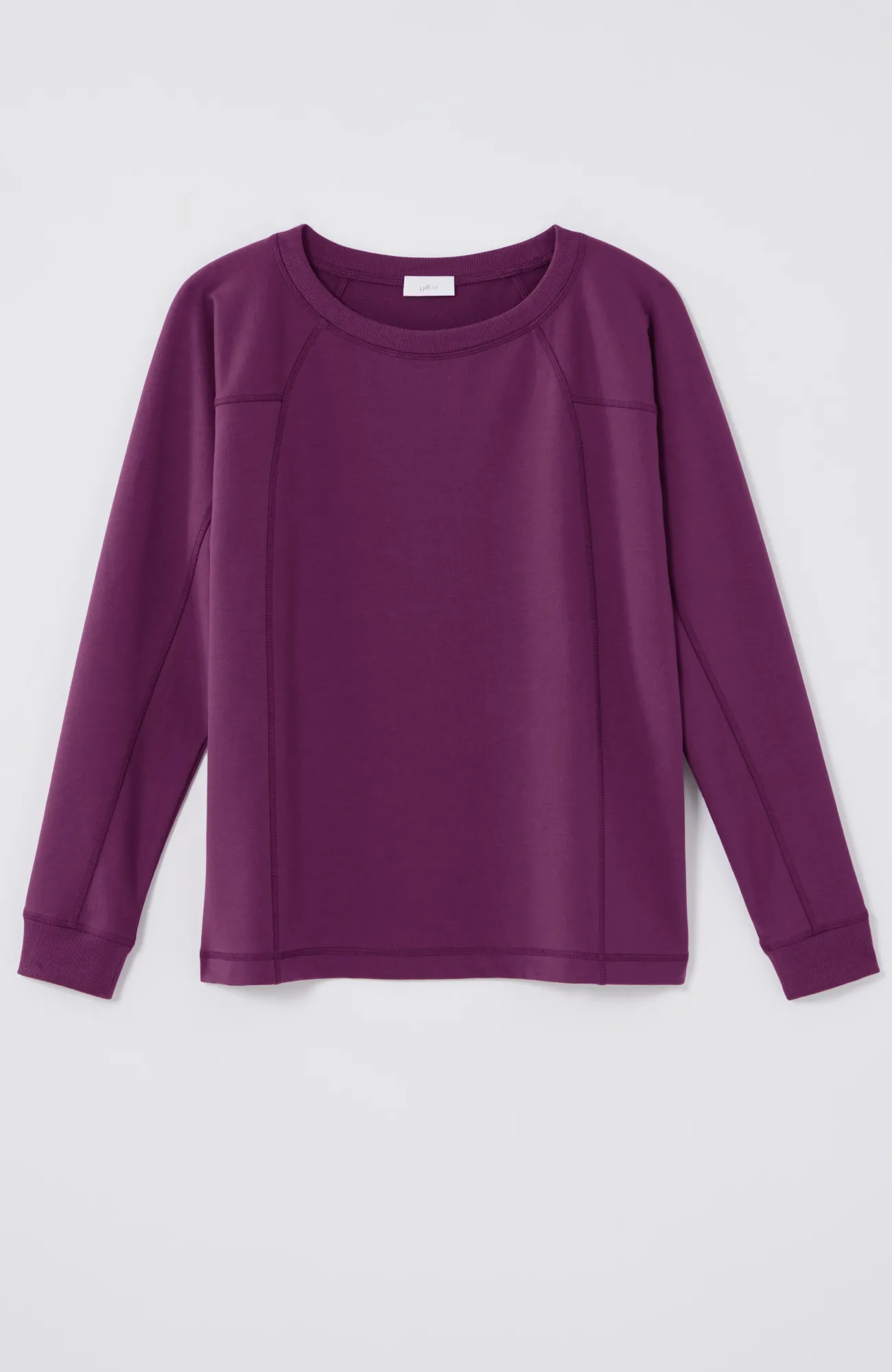 J.Jill Fit Seamed Dolman-Sleeve Sweatshirt Outlet