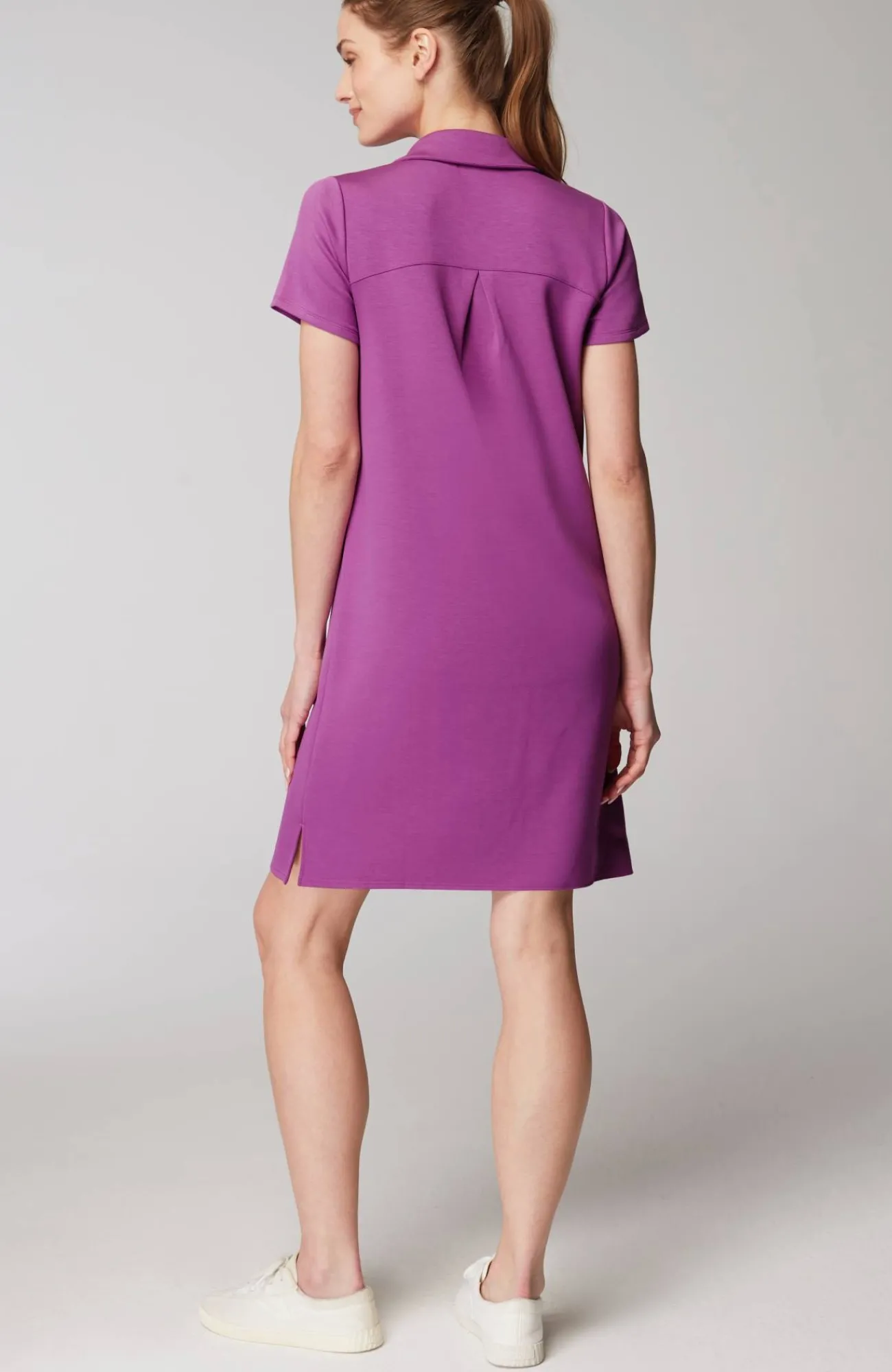J.Jill Fit Sleek Double-Knit Polo Dress Discount