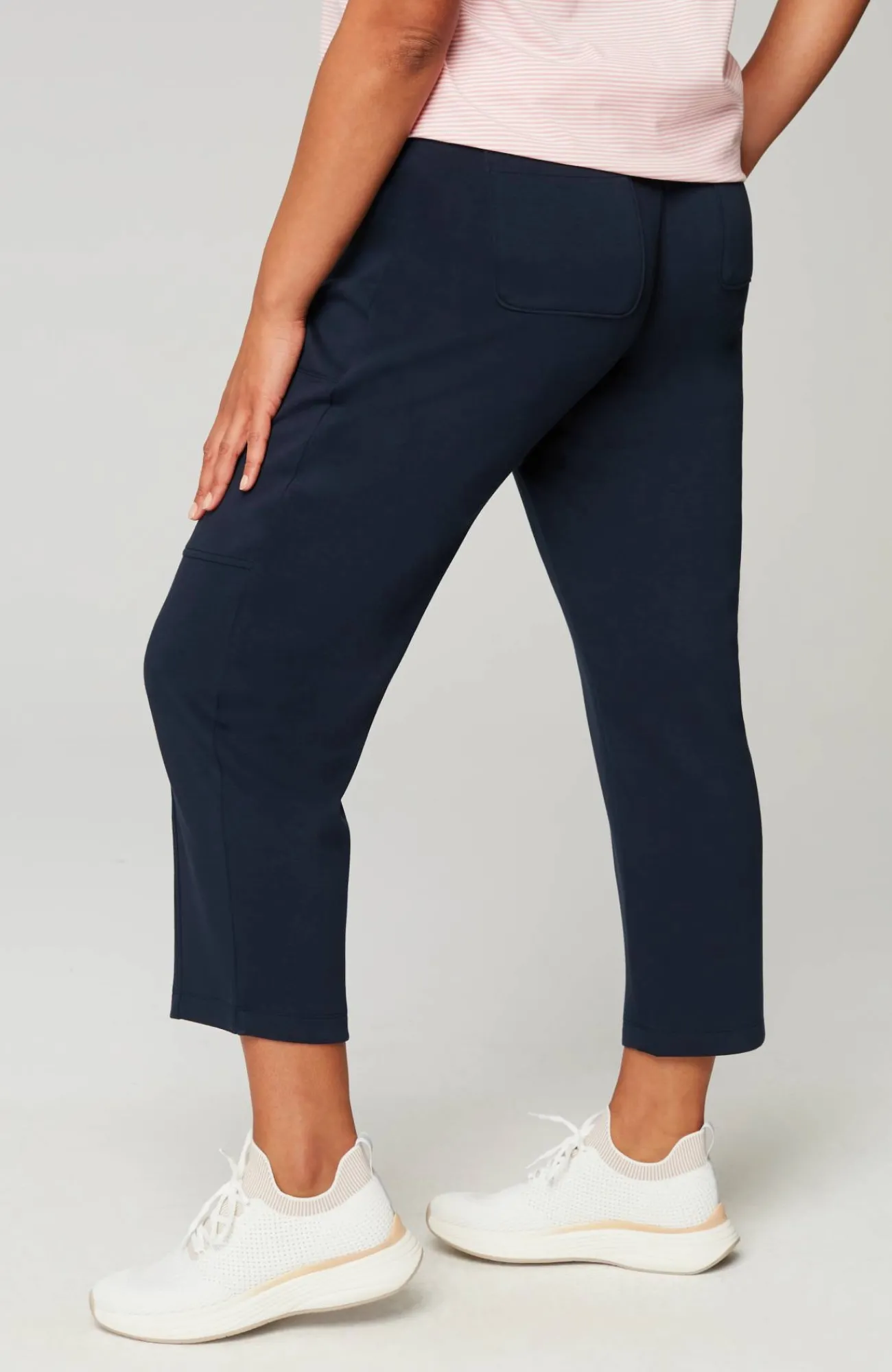 J.Jill Fit Sleek Double-Knit Seamed Crops Shop