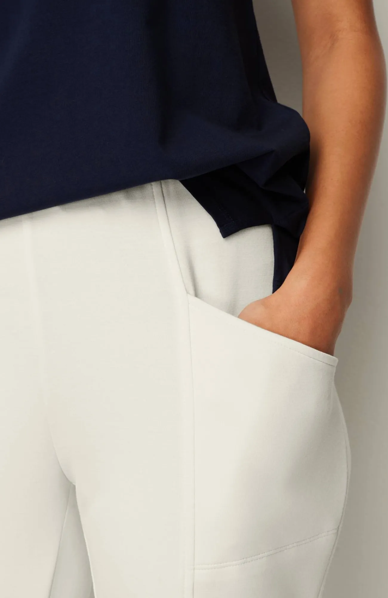 J.Jill Fit Sleek Double-Knit Seamed Crops Shop