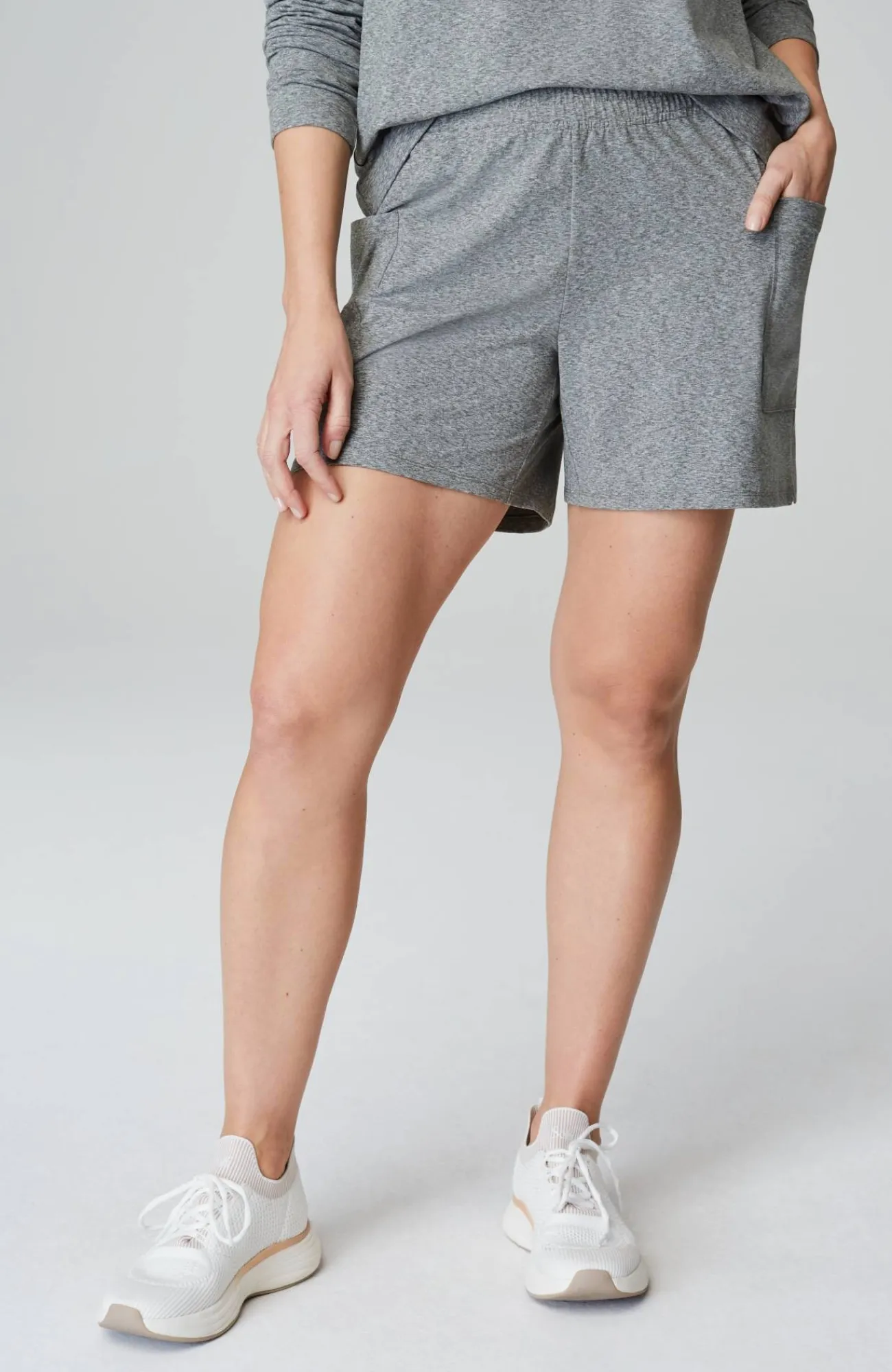 J.Jill Fit Supreme-Stretch Shorts Caraway Multi Cheap
