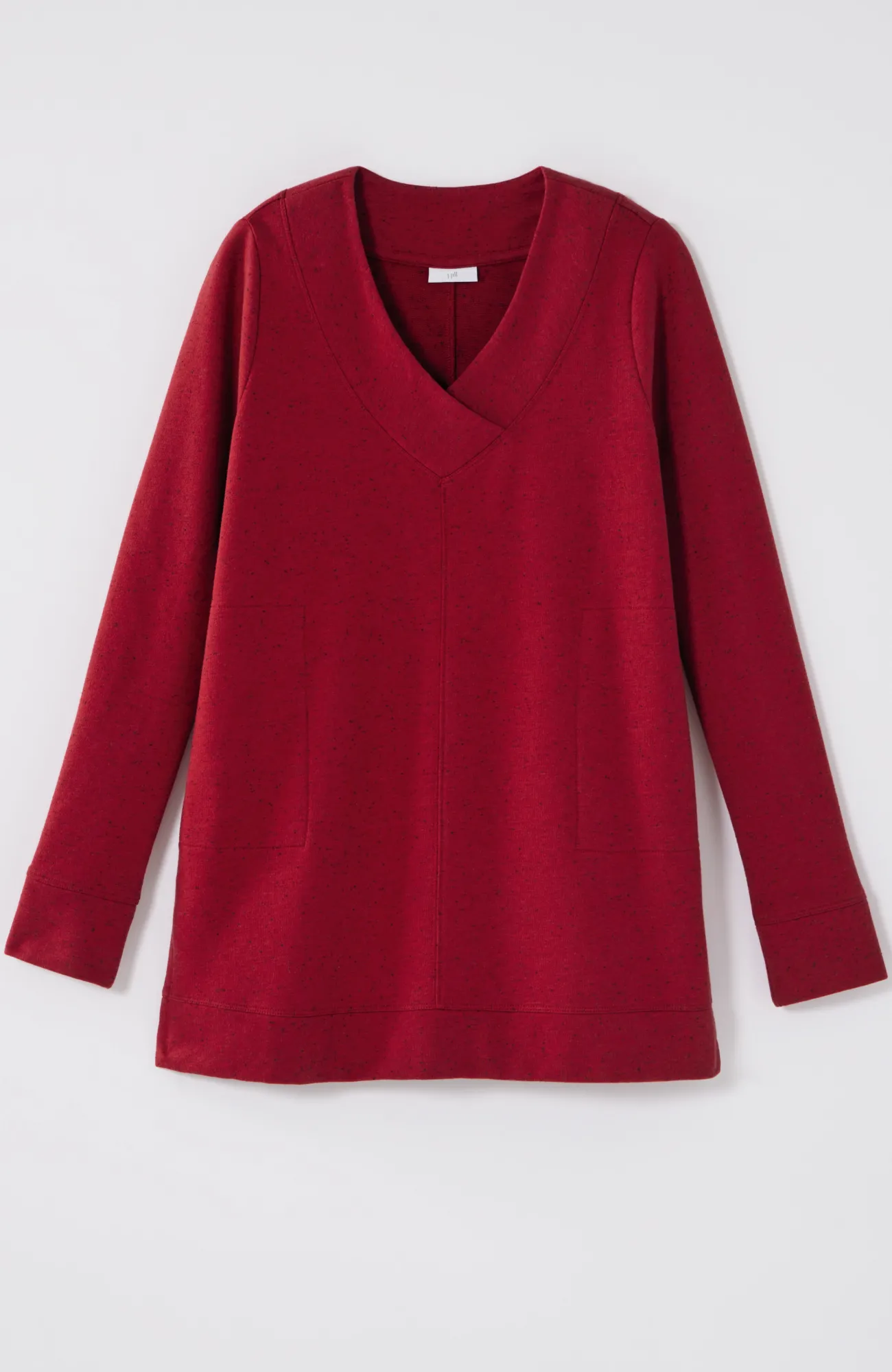 J.Jill Fit Tweeded French Terry Side-Slit Tunic Cheap