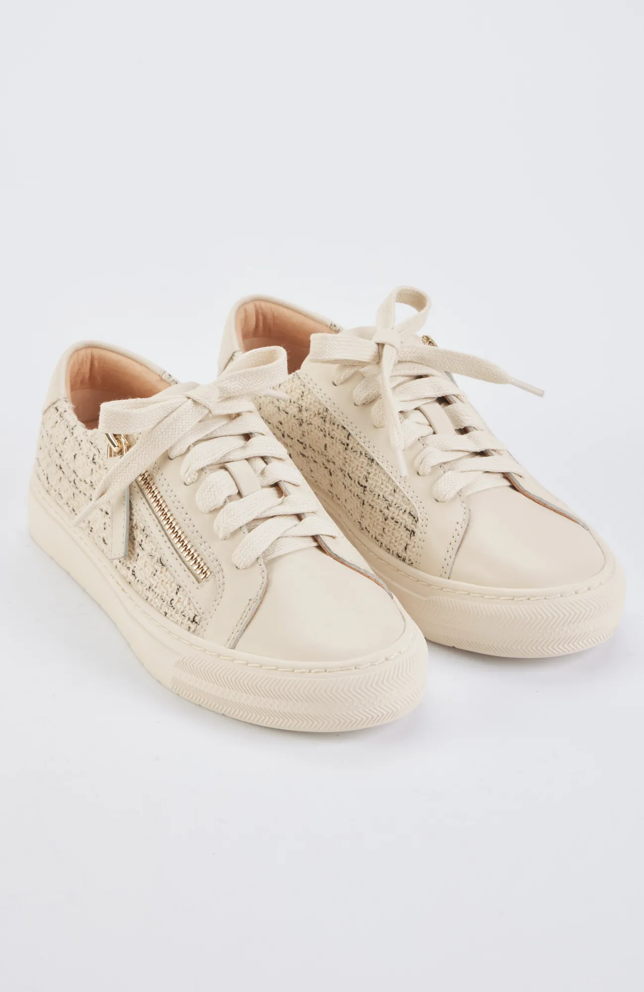 J.Jill Frankie4 Billie Tweed Sneakers Chalk Tweed Clearance