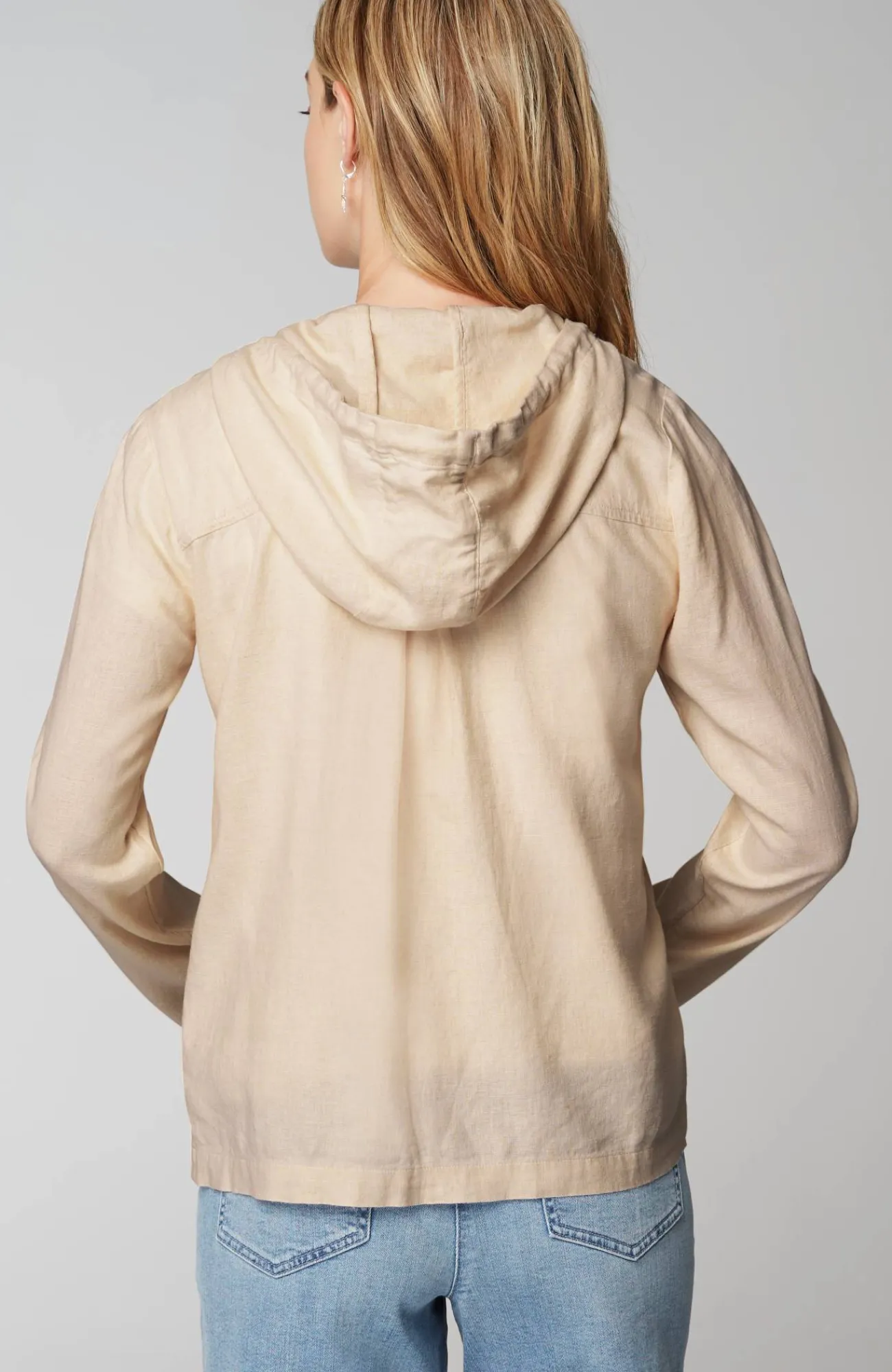 J.Jill Hooded Tab-Sleeve Jacket Flash Sale
