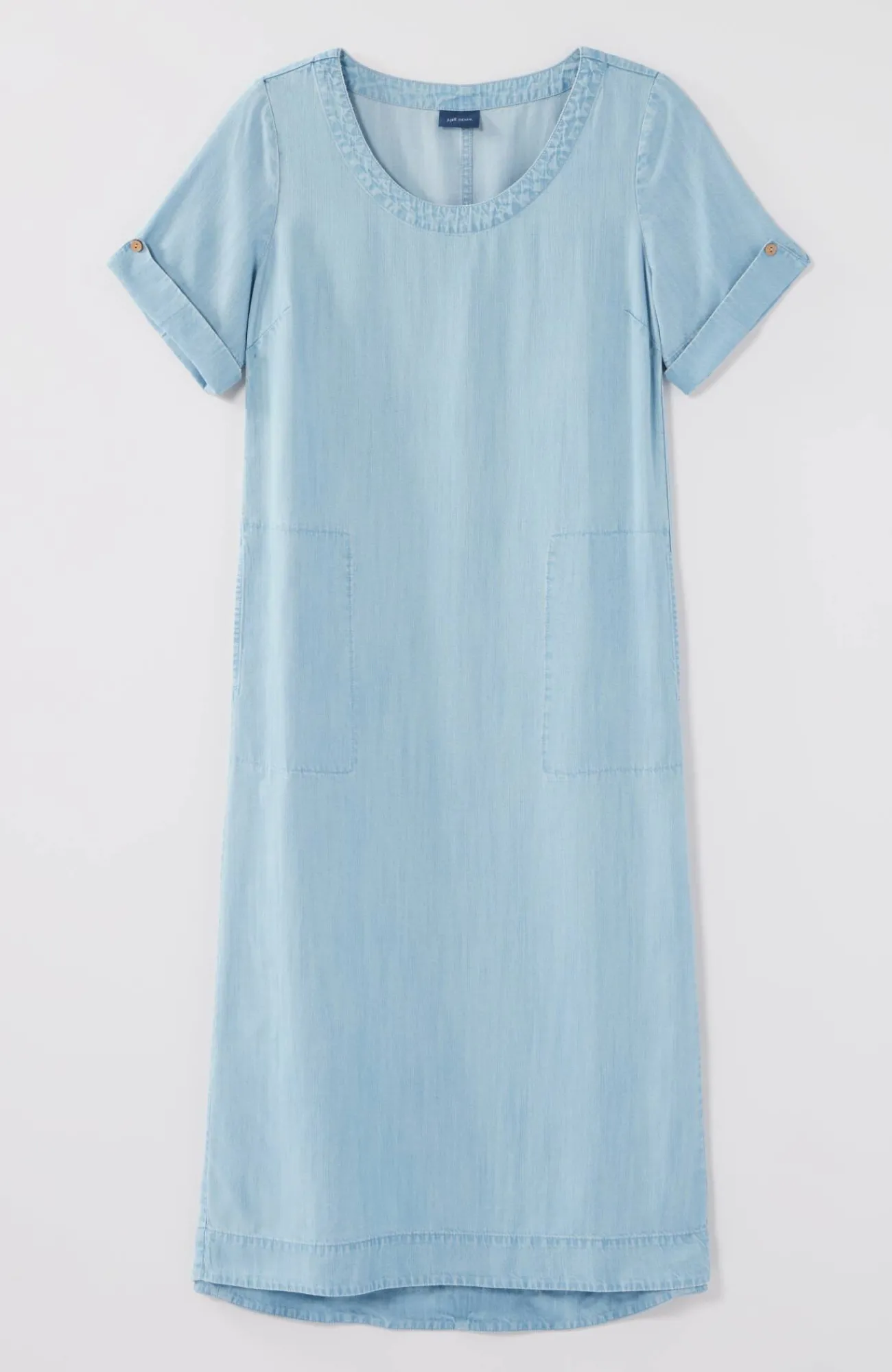 J.Jill Indigo High-Low Dress Coastal Wash Flash Sale