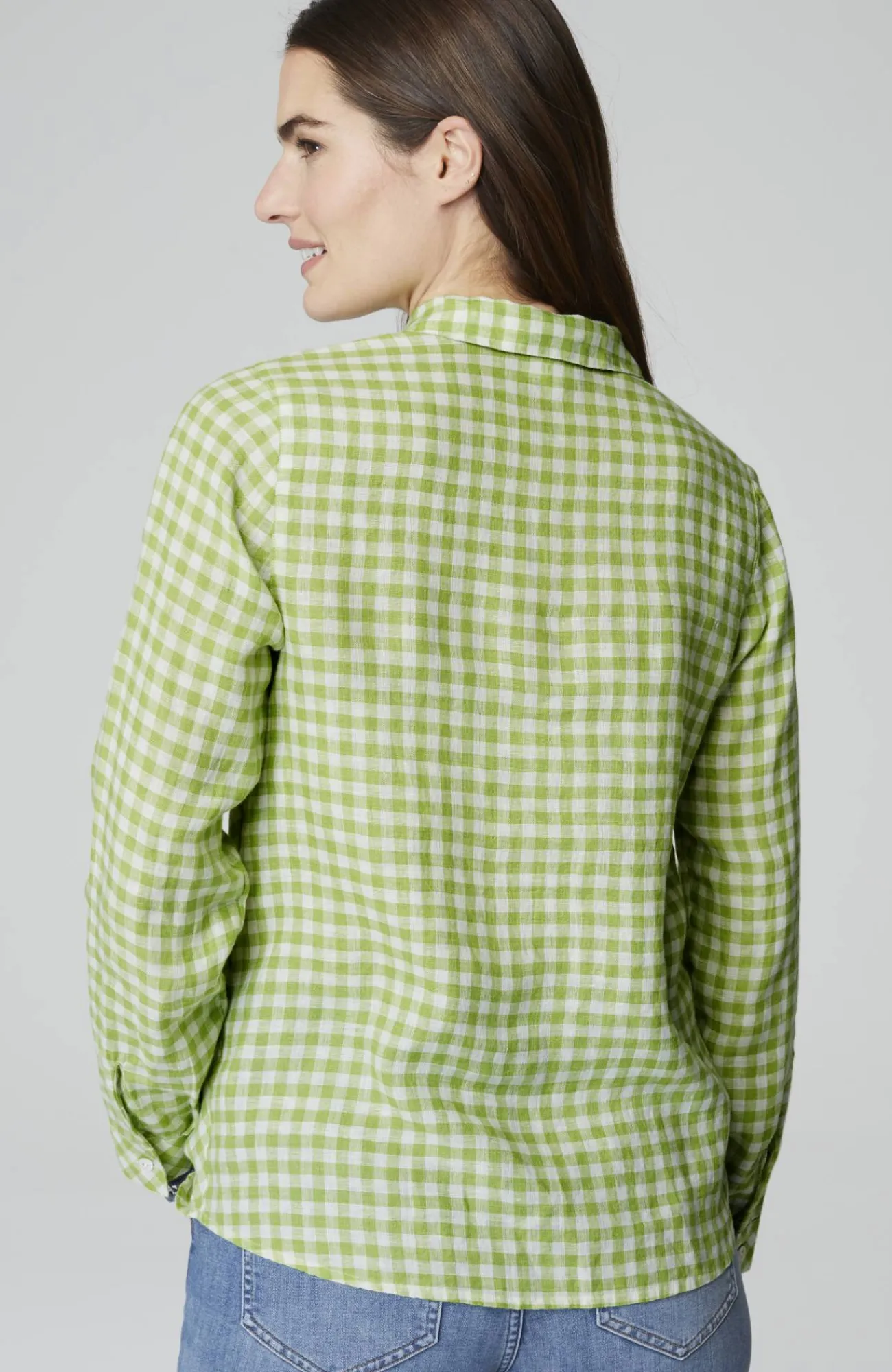 J.Jill Linen Gingham Popover Flash Sale