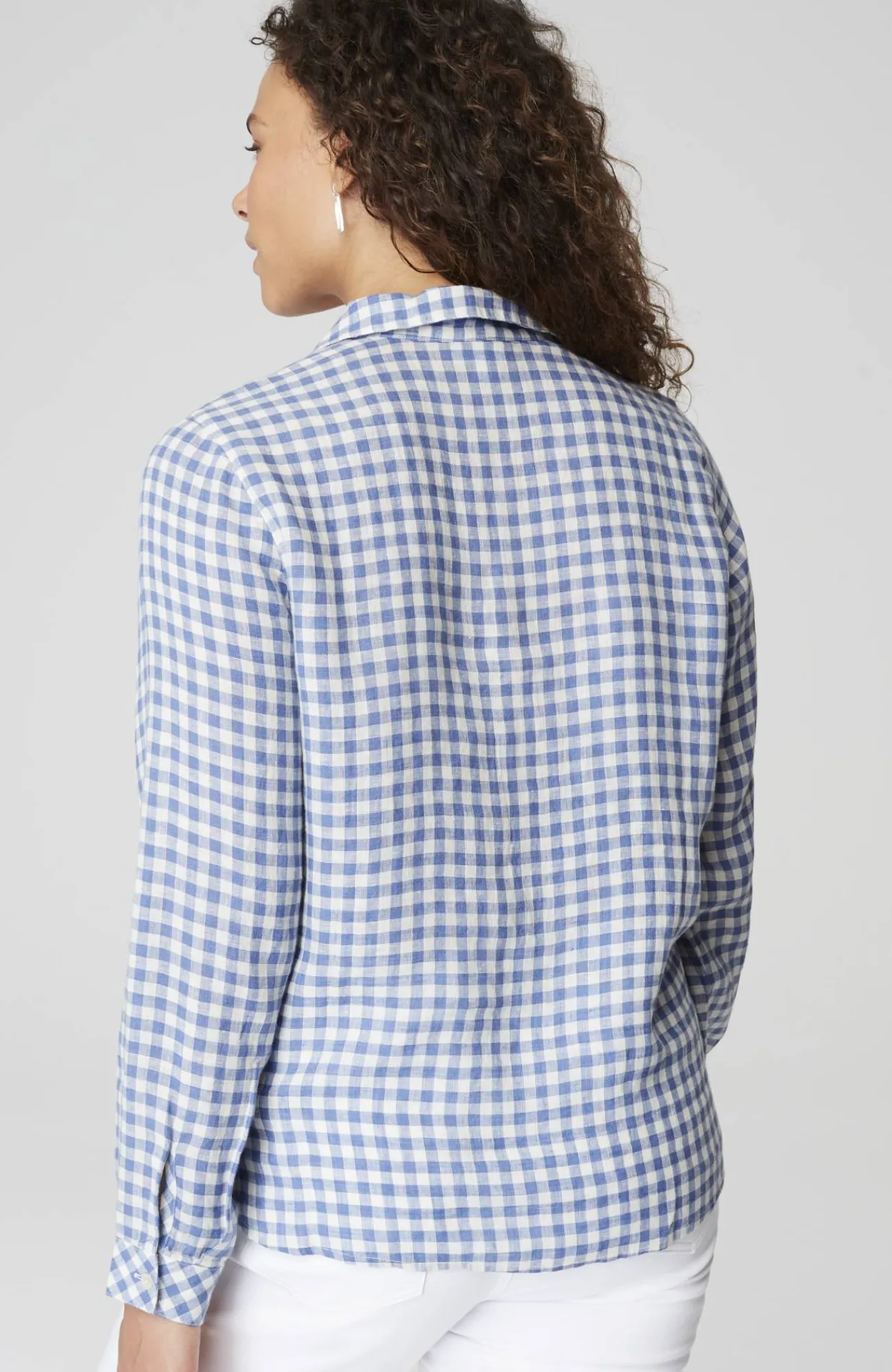 J.Jill Linen Gingham Popover Flash Sale