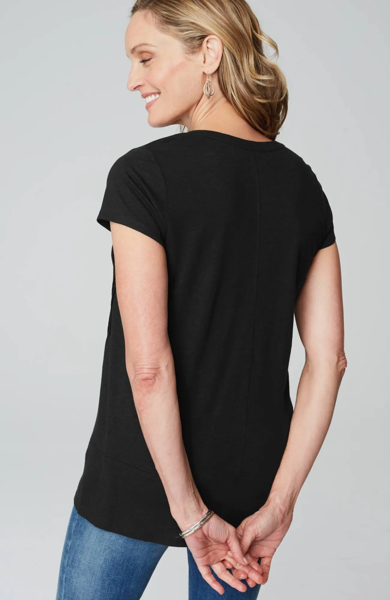 J.Jill Linen-Blend Pintucked Tunic Clearance