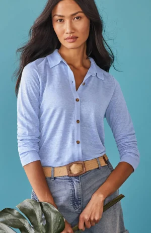 J.Jill Linen-Knit Shirt Store