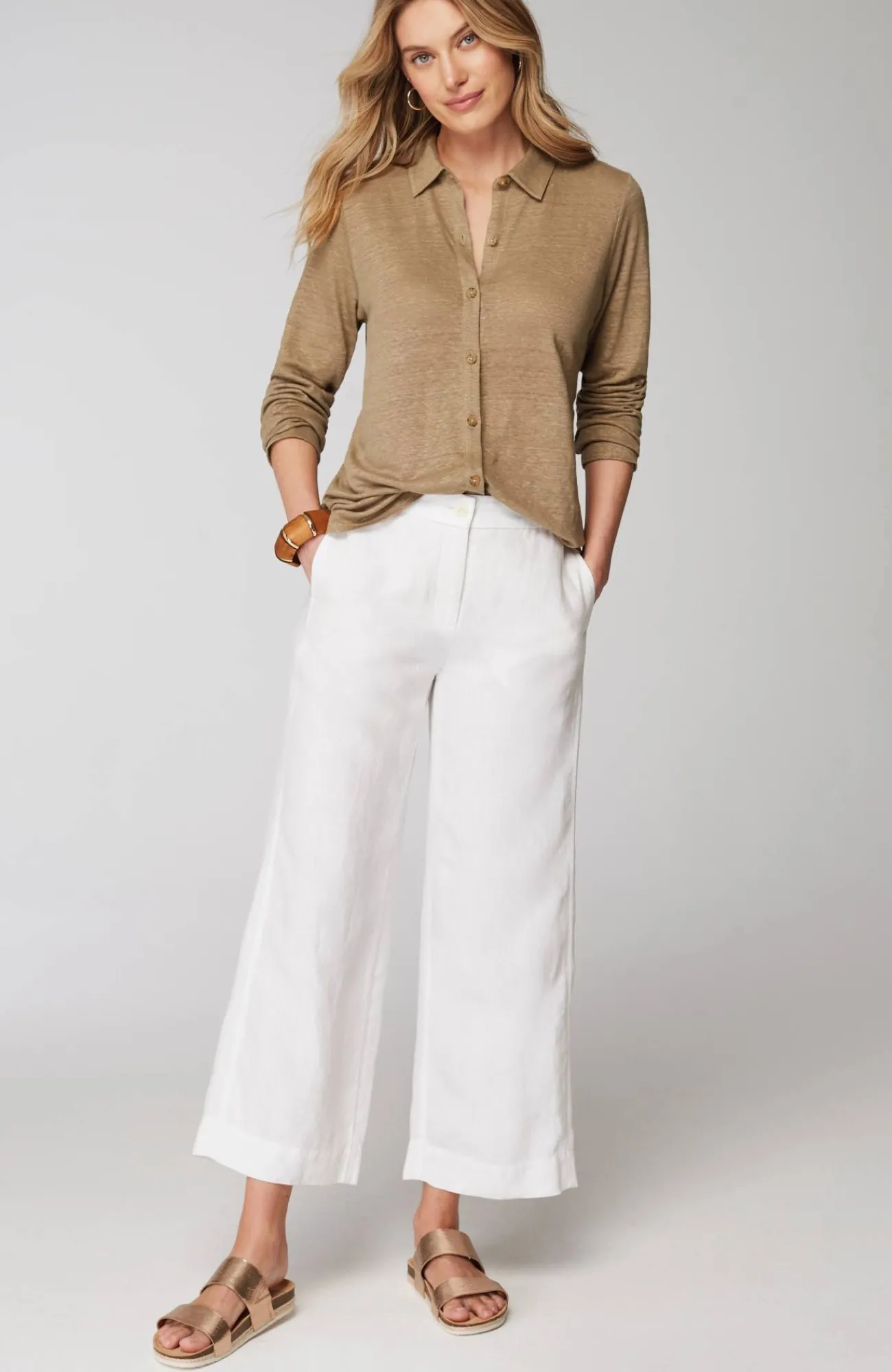 J.Jill Linen-Knit Shirt Store