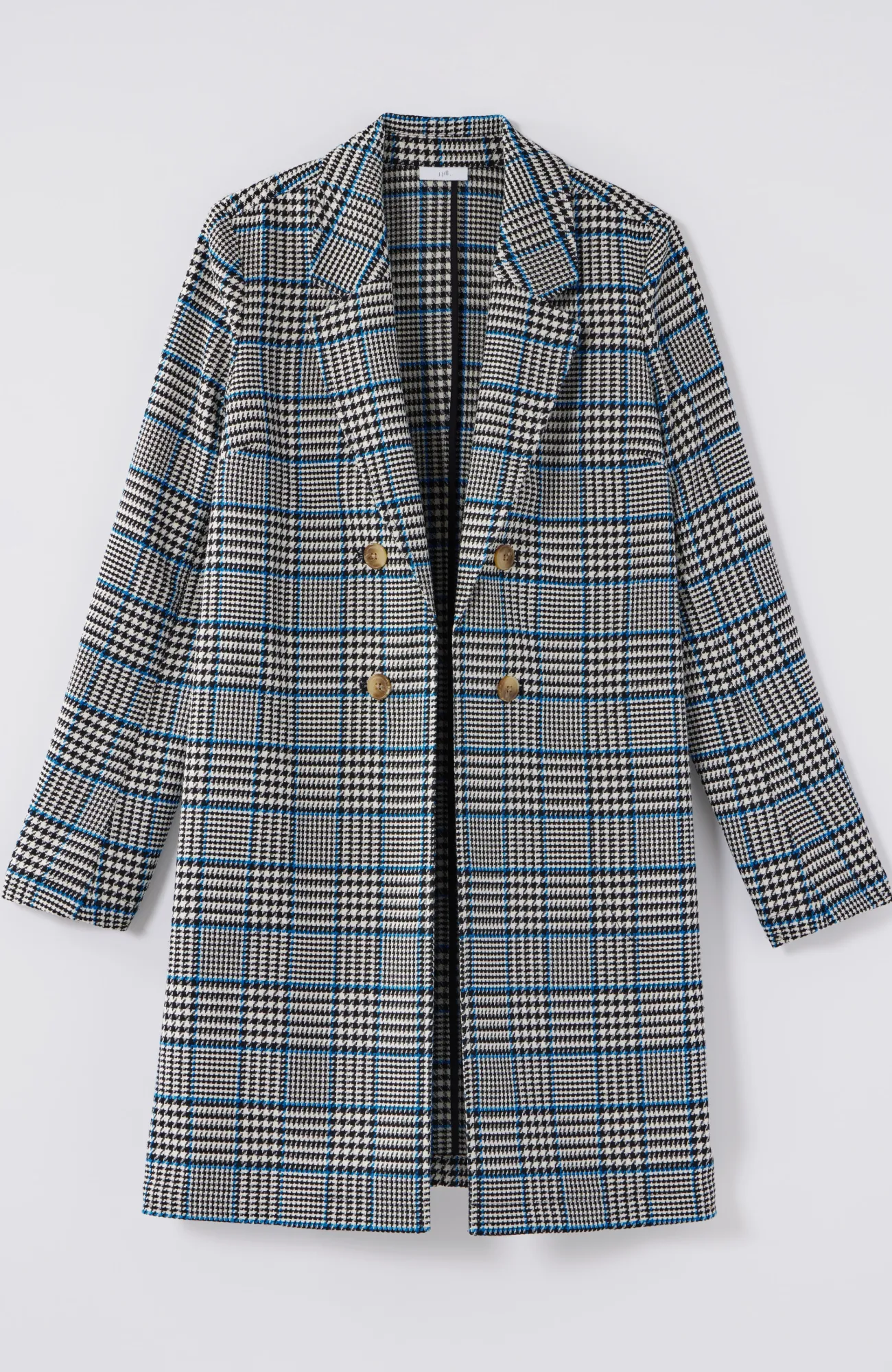 J.Jill Long Plaid Duster Jacket Barley Multi Cheap