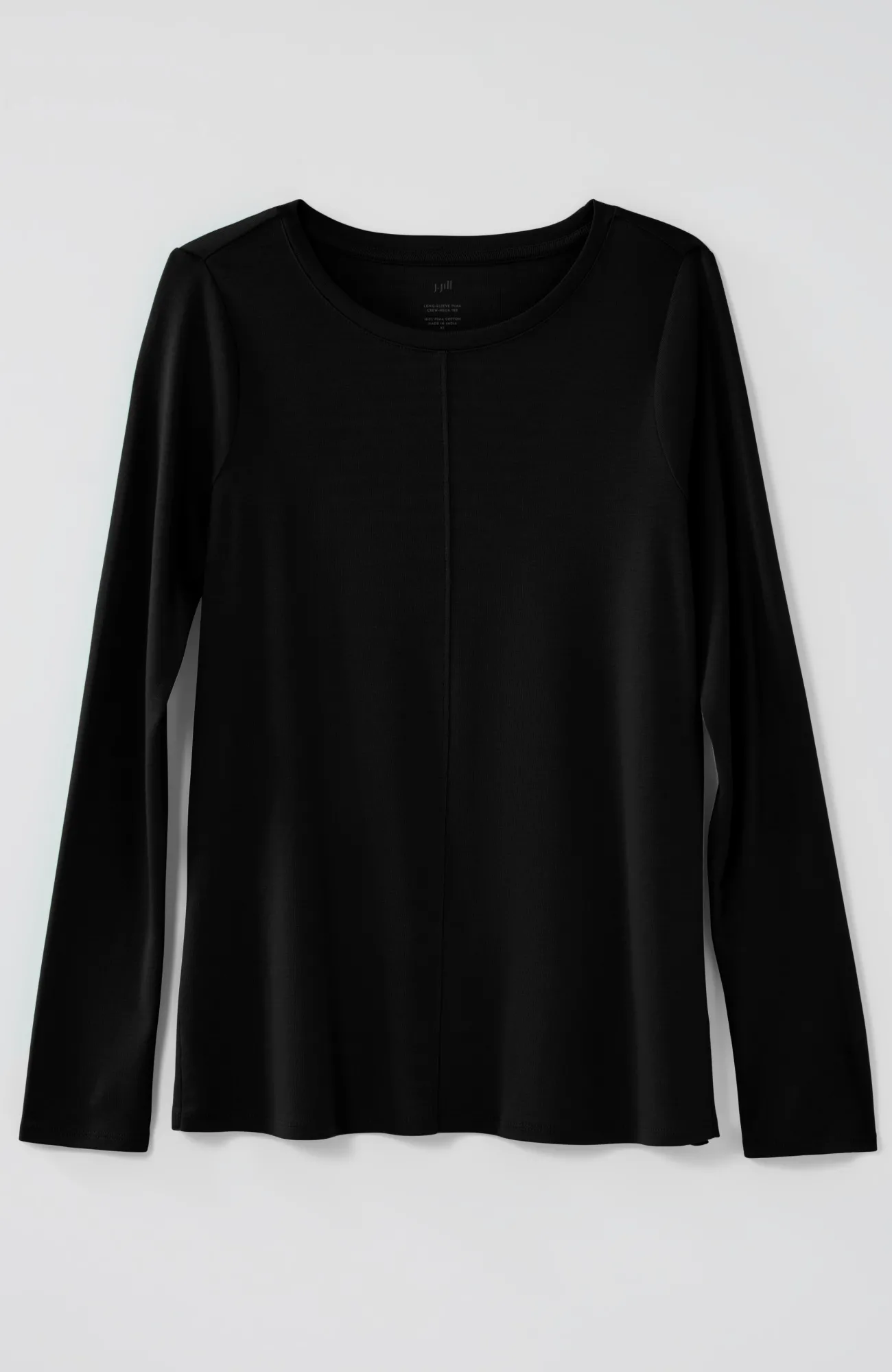 J.Jill Long-Sleeve Pima Crew-Neck Tee Flash Sale