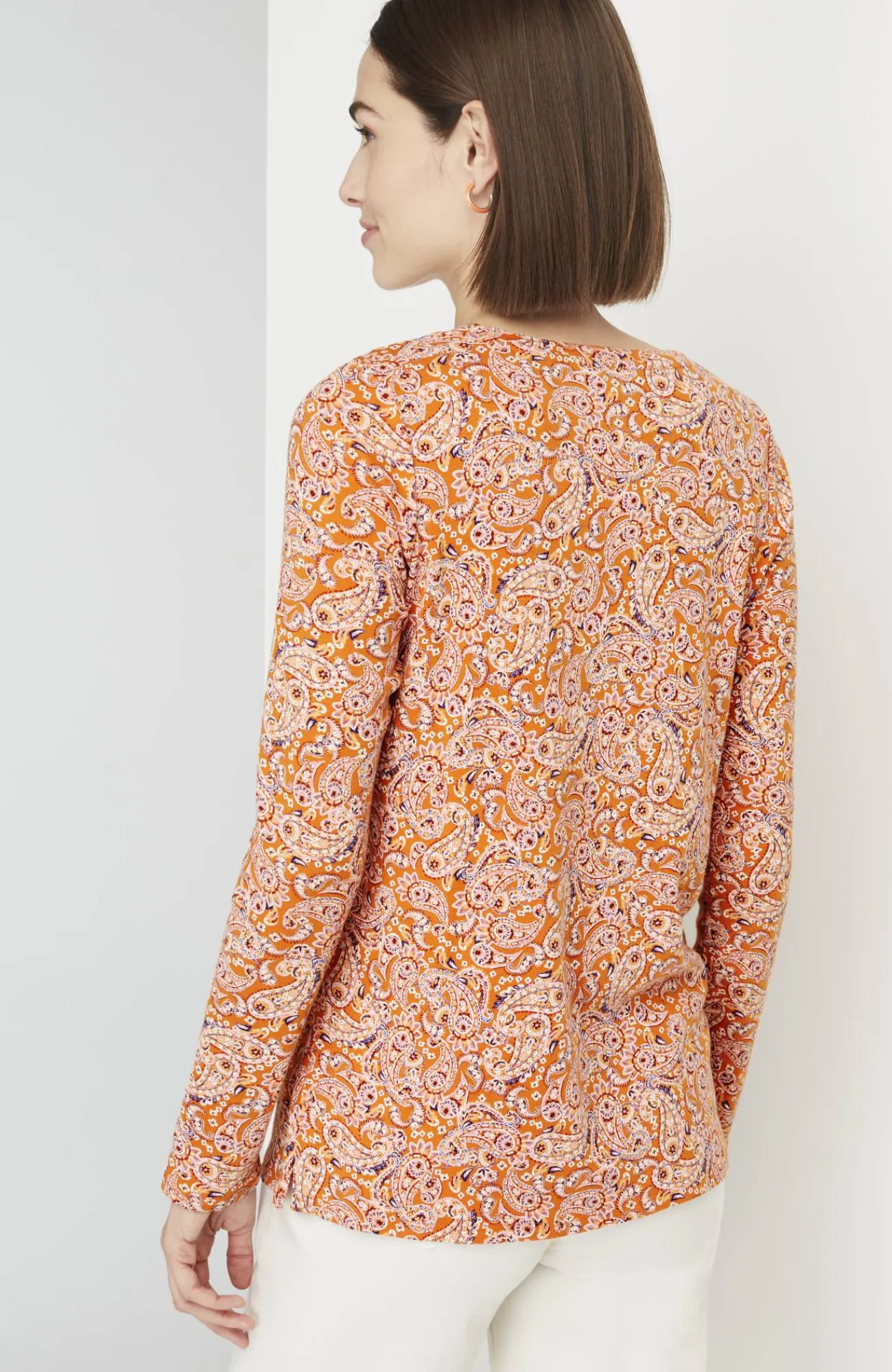 J.Jill Long-Sleeve Pima Crew-Neck Tee Flash Sale