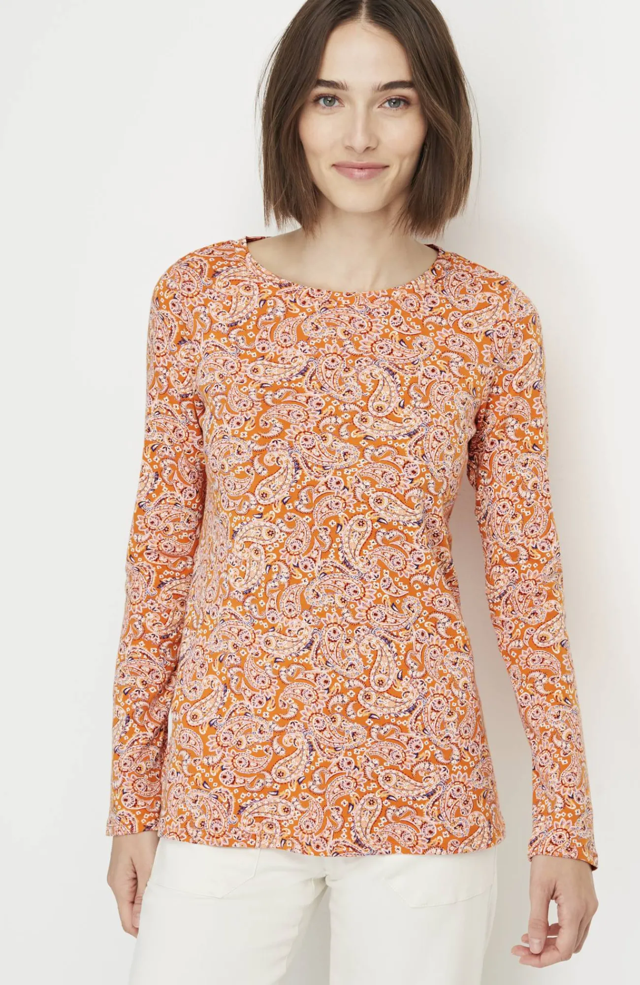 J.Jill Long-Sleeve Pima Crew-Neck Tee Flash Sale