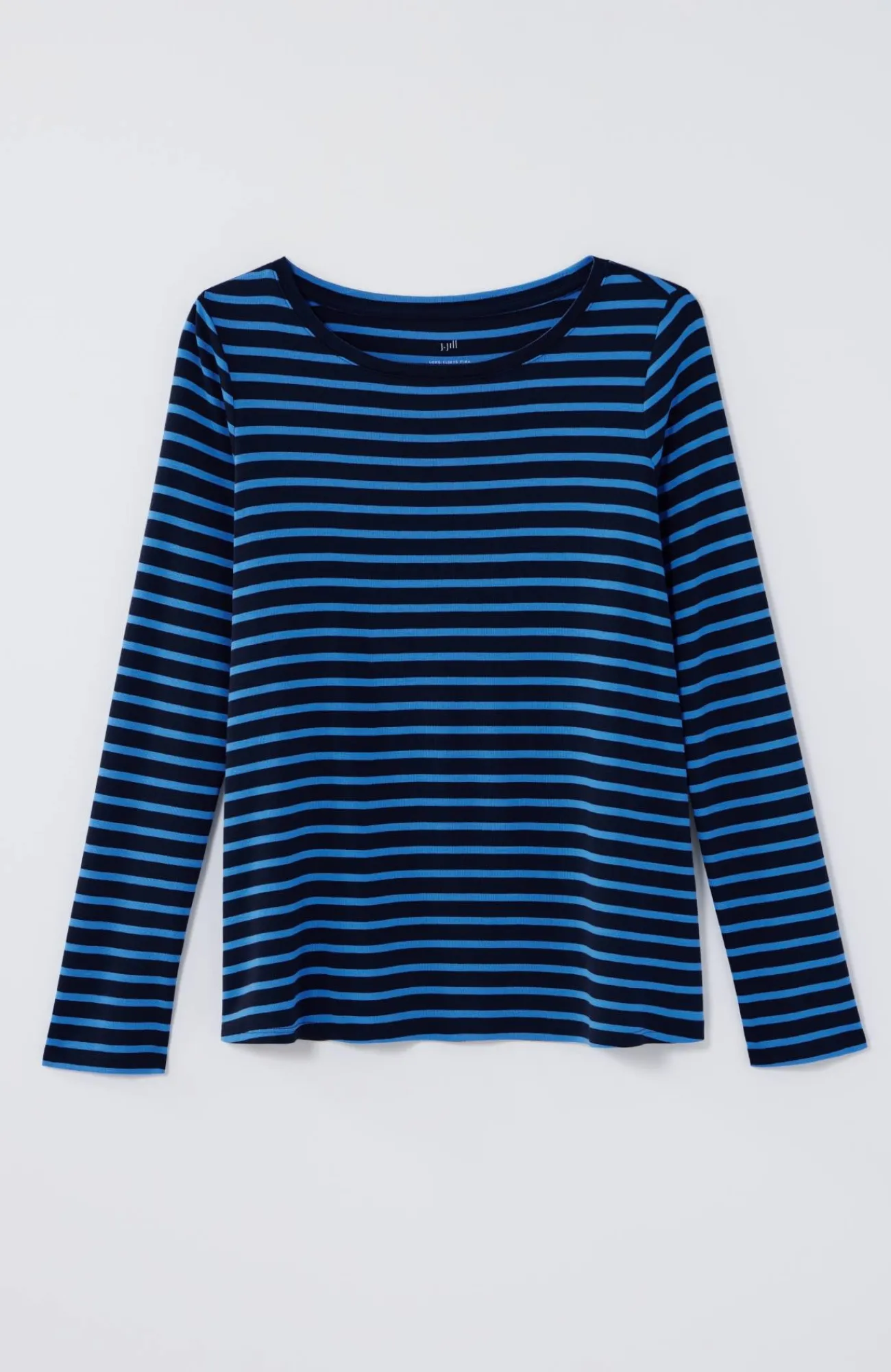 J.Jill Long-Sleeve Pima Crew-Neck Tee Flash Sale