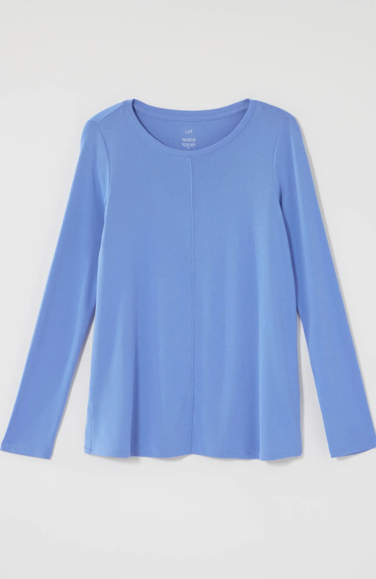 J.Jill Long-Sleeve Pima Crew-Neck Tee Flash Sale