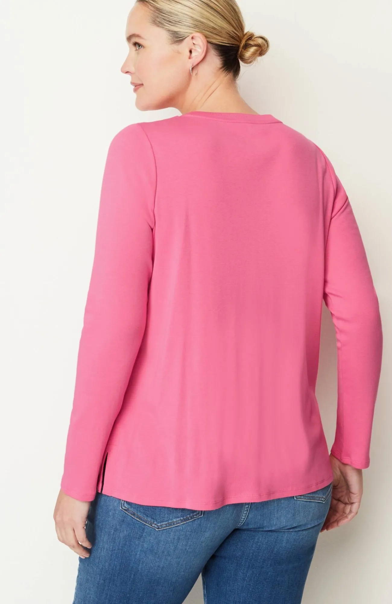 J.Jill Long-Sleeve Pima Crew-Neck Tee Flash Sale