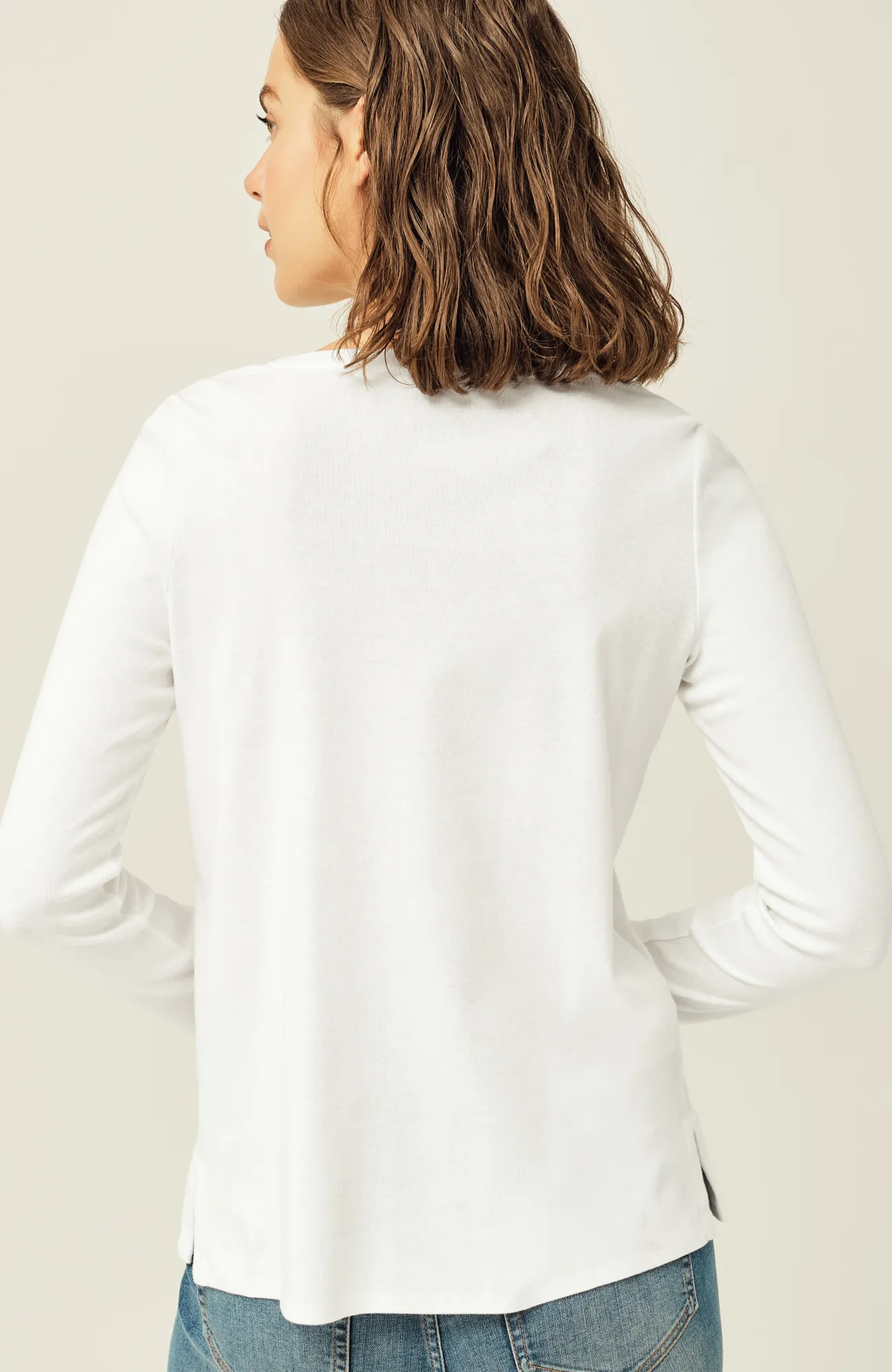 J.Jill Long-Sleeve Pima Crew-Neck Tee Flash Sale