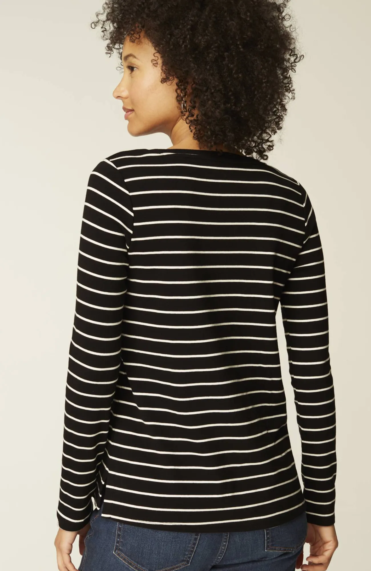 J.Jill Long-Sleeve Pima Crew-Neck Tee Flash Sale