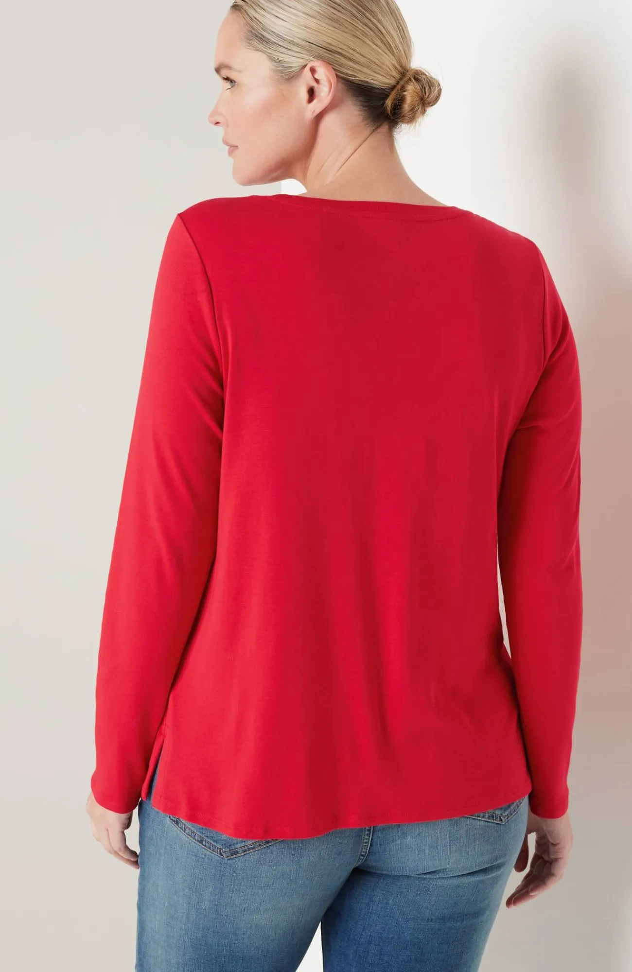 J.Jill Long-Sleeve Pima Crew-Neck Tee Flash Sale