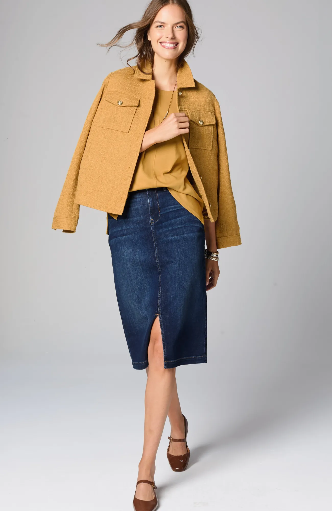 J.Jill Long-Sleeve Pima Crew-Neck Tee Flash Sale