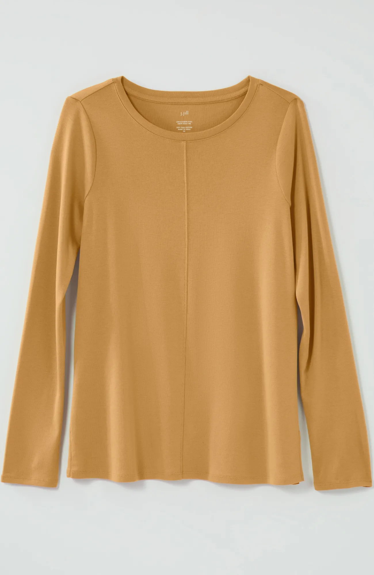 J.Jill Long-Sleeve Pima Crew-Neck Tee Flash Sale