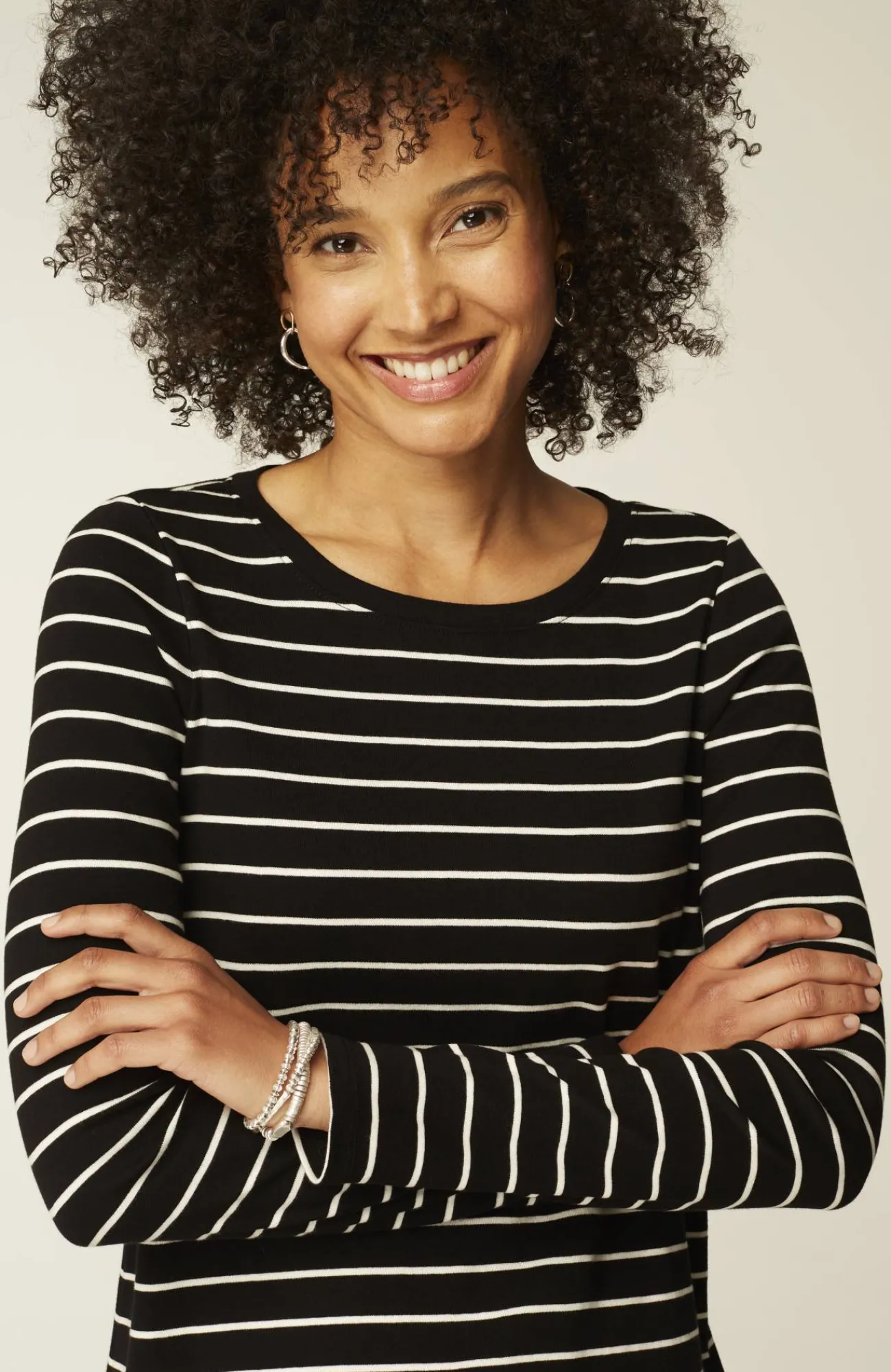 J.Jill Long-Sleeve Pima Crew-Neck Tee Flash Sale