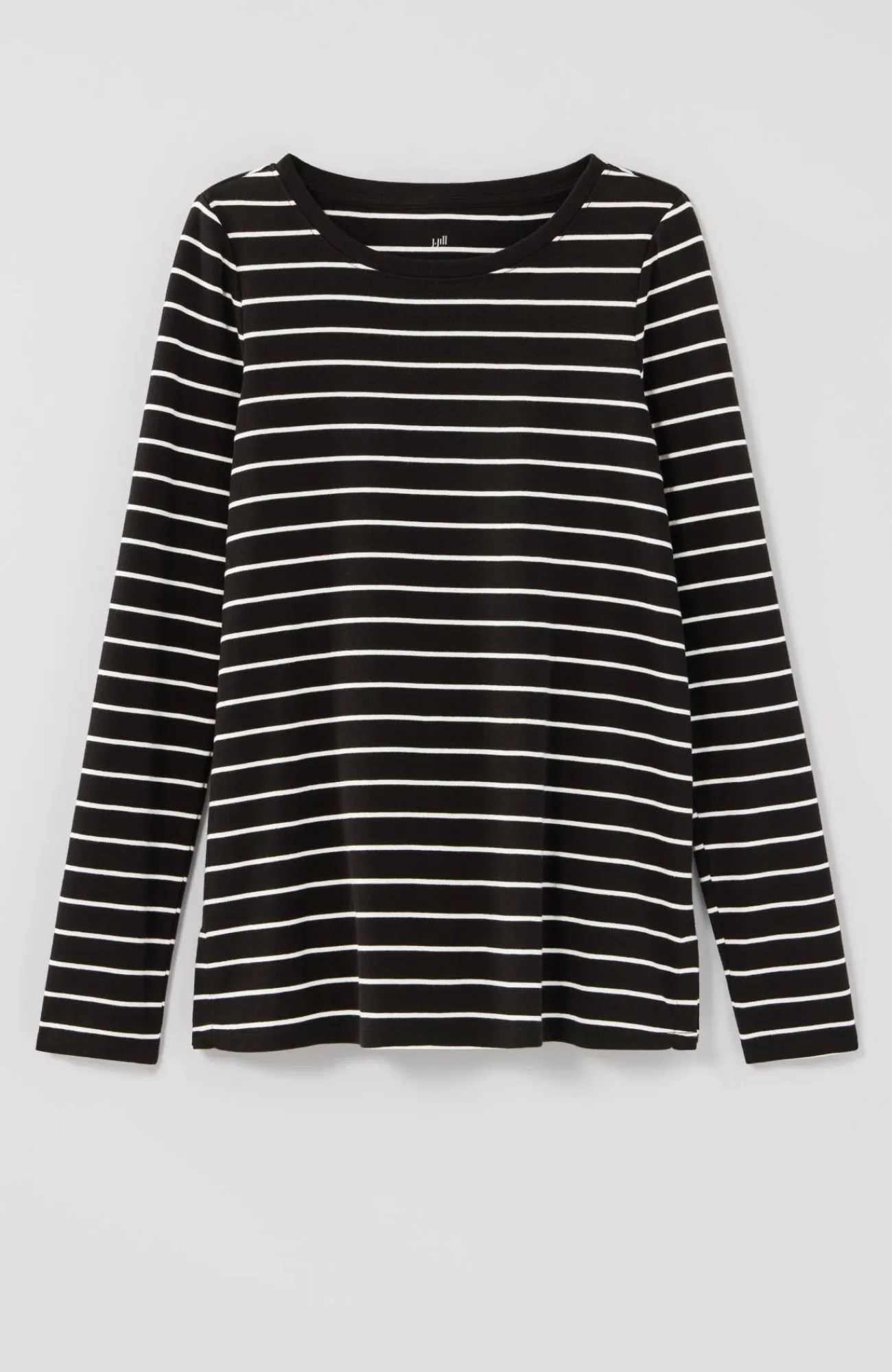 J.Jill Long-Sleeve Pima Crew-Neck Tee Flash Sale