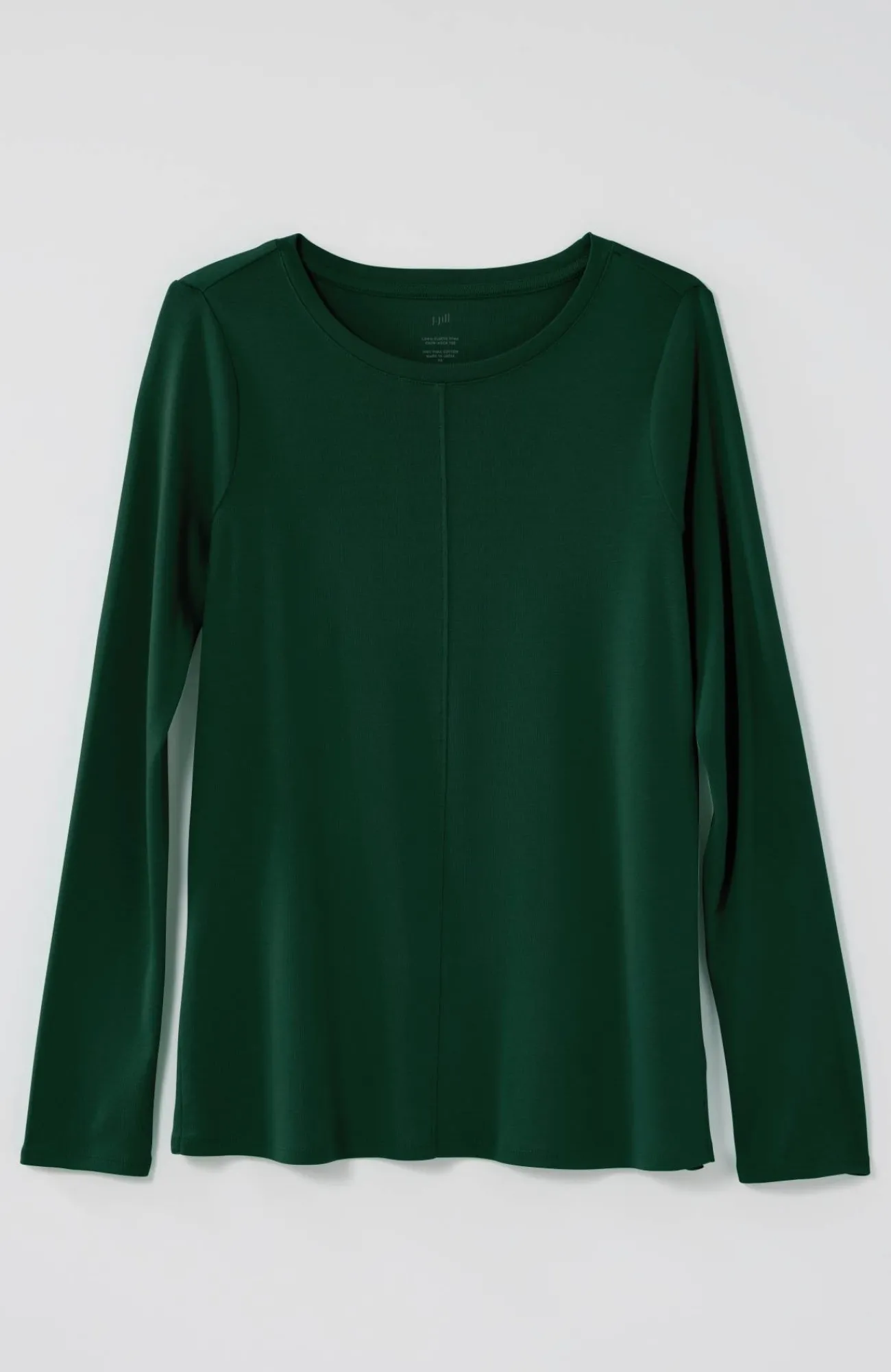 J.Jill Long-Sleeve Pima Crew-Neck Tee Flash Sale
