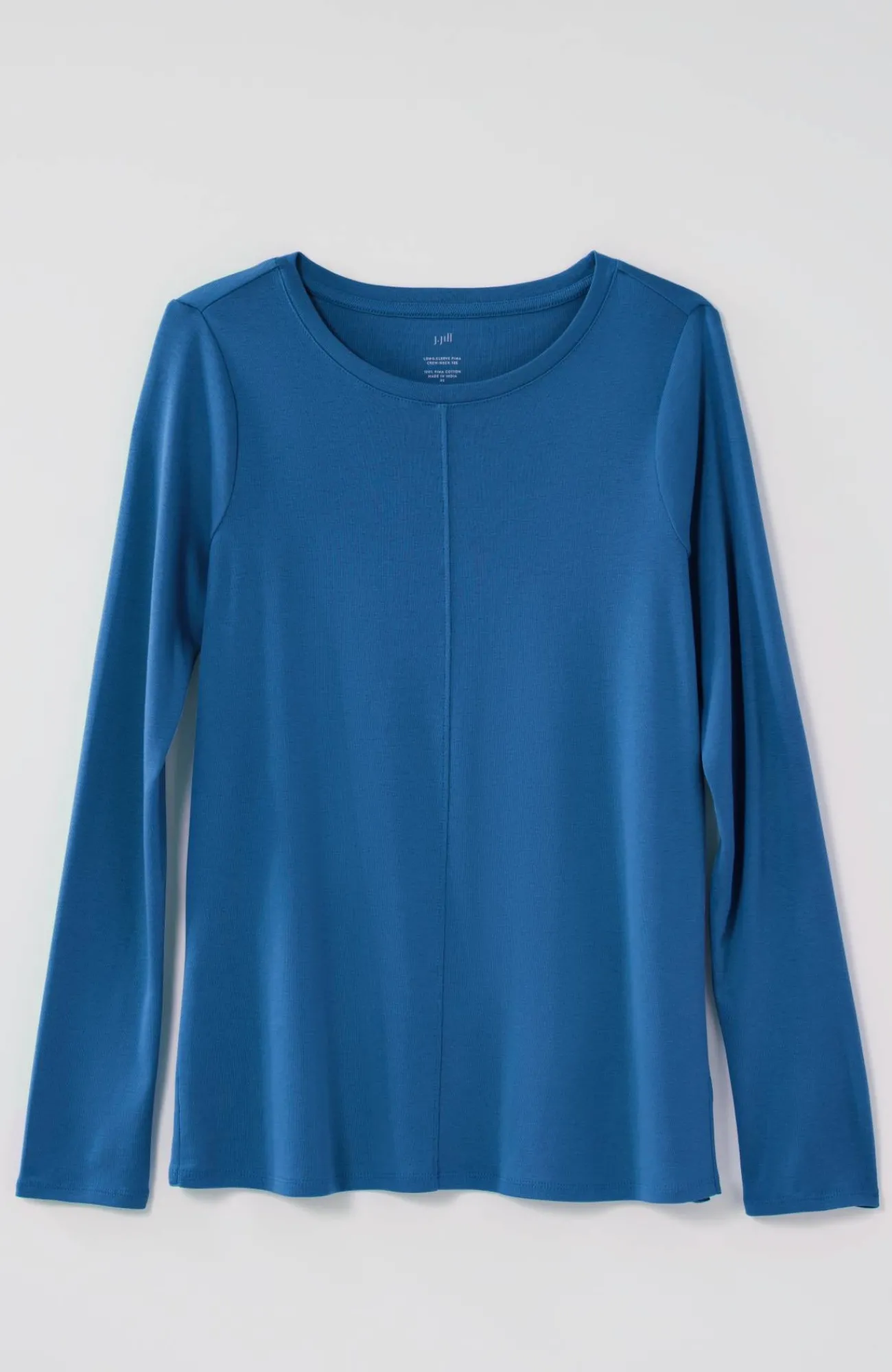 J.Jill Long-Sleeve Pima Crew-Neck Tee Flash Sale