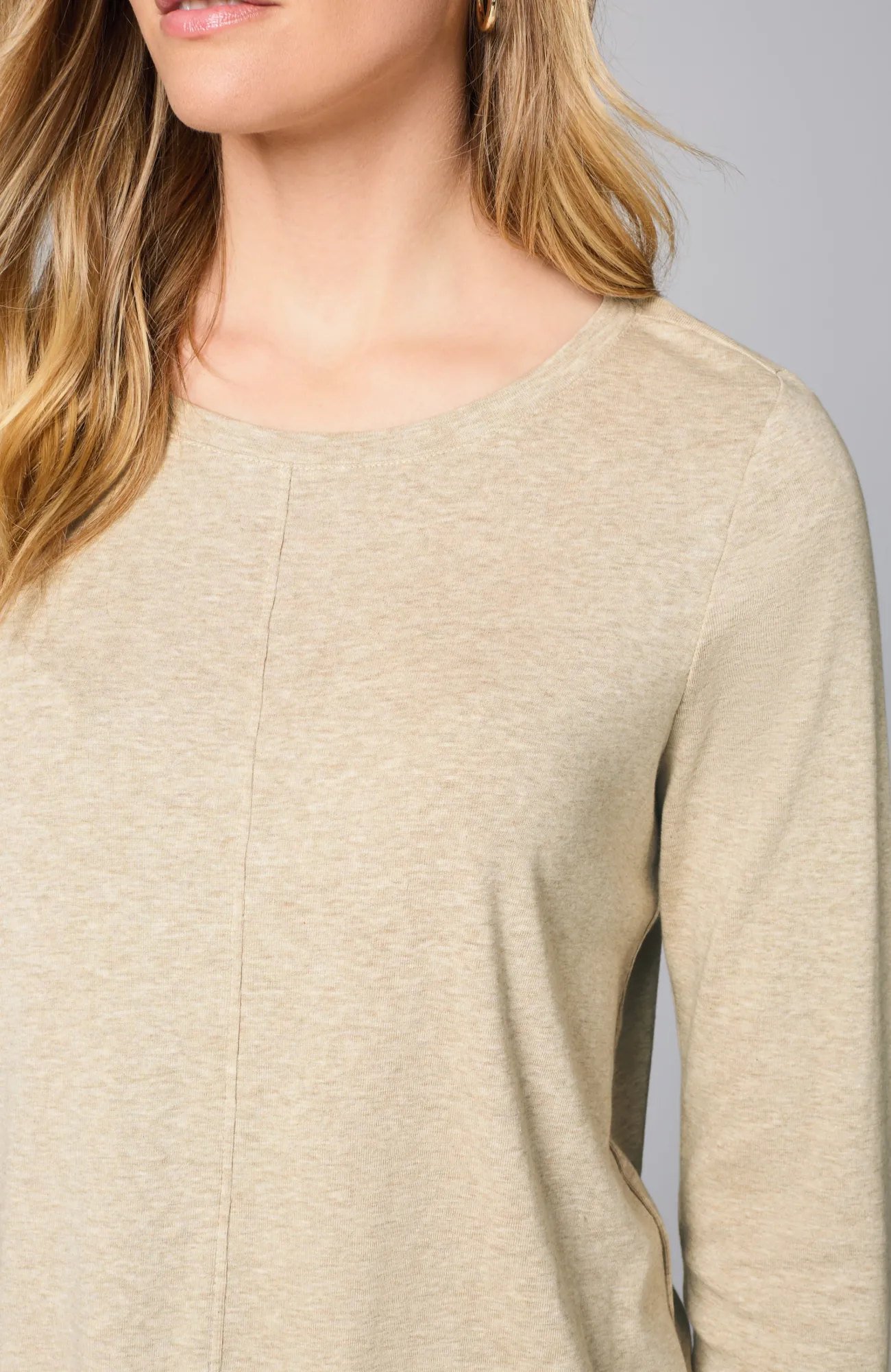J.Jill Long-Sleeve Pima Crew-Neck Tee Flash Sale