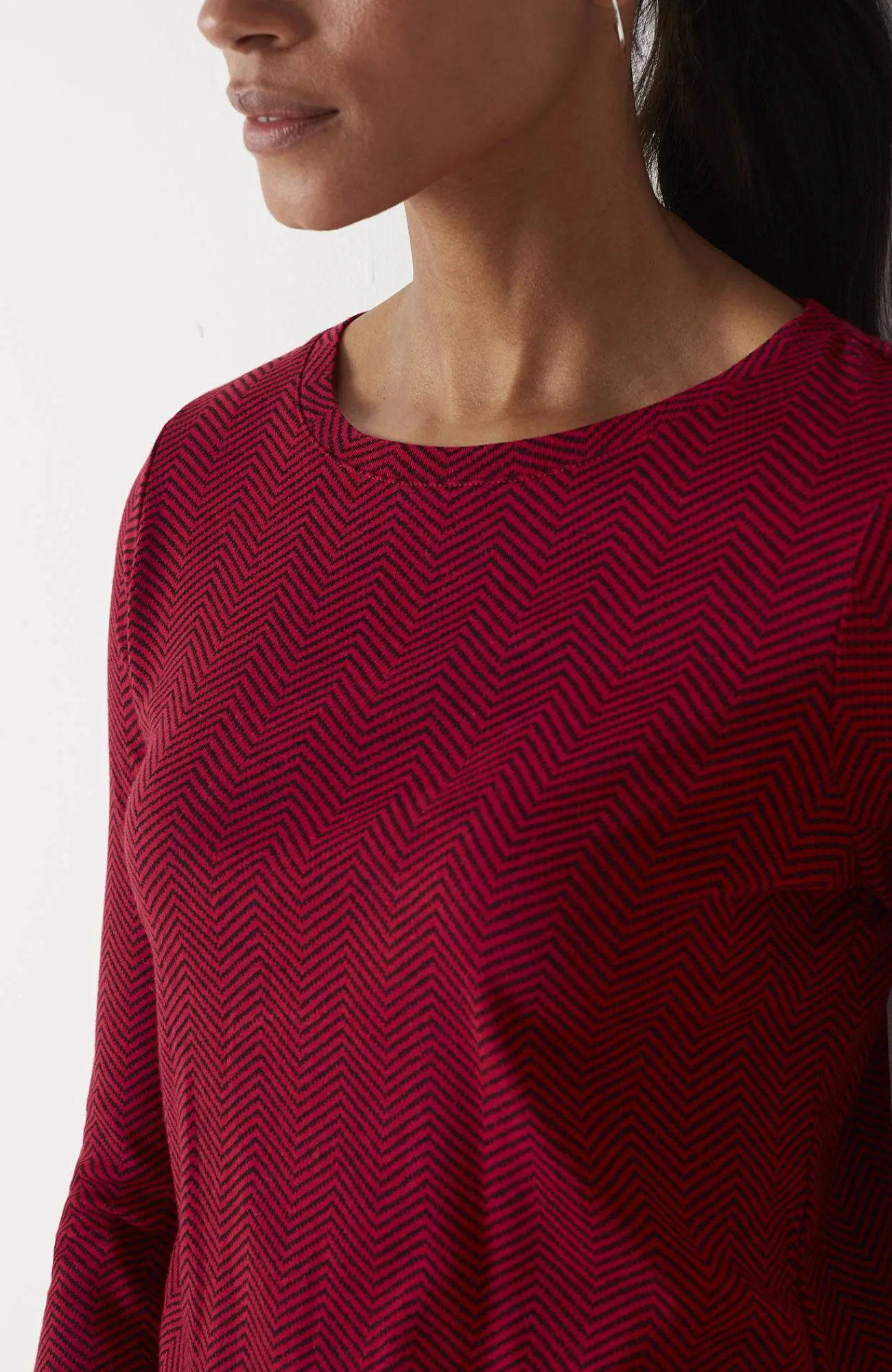 J.Jill Long-Sleeve Pima Crew-Neck Tee Flash Sale